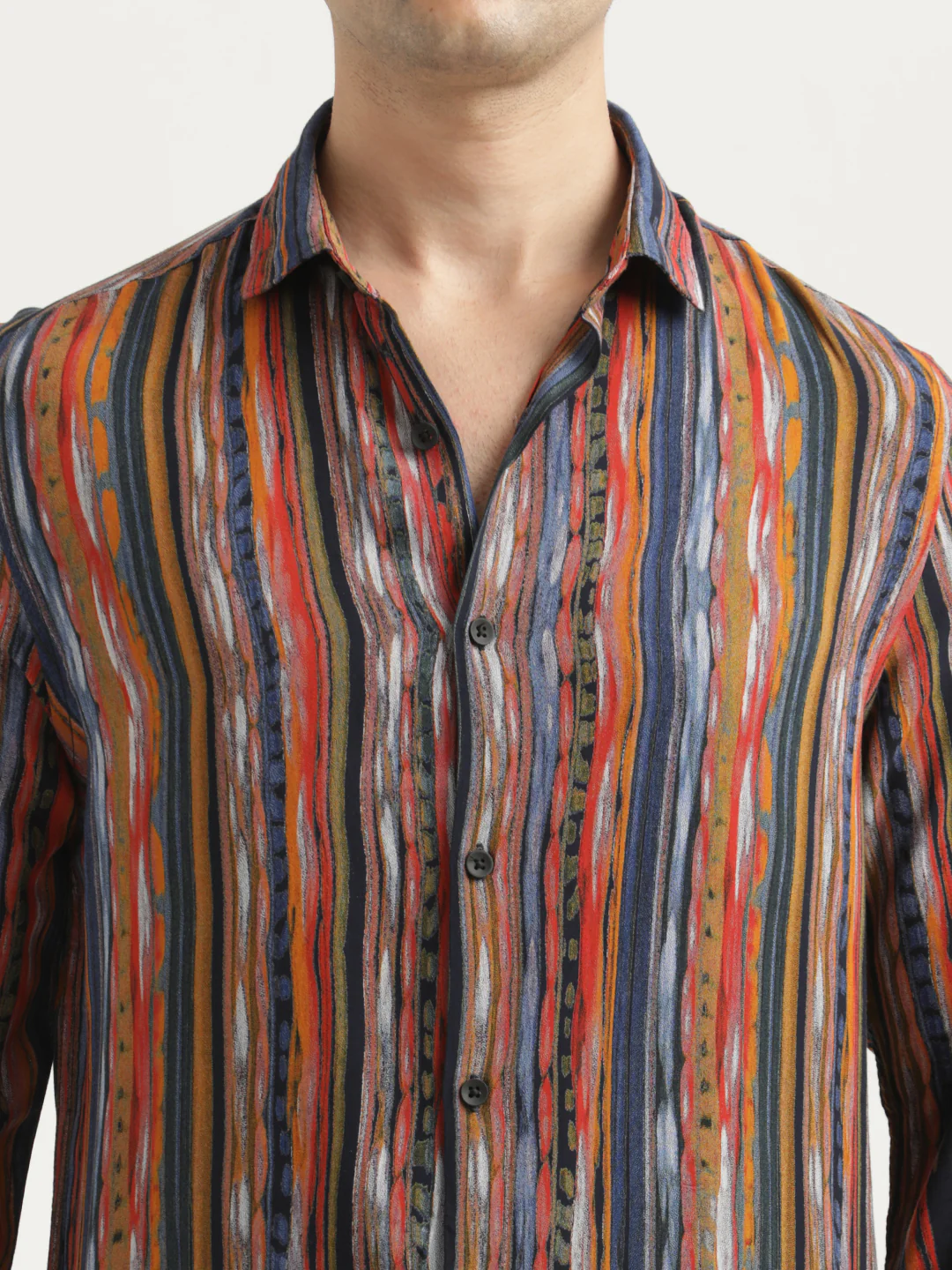 Men Printed Viscose Shirt - Image 6