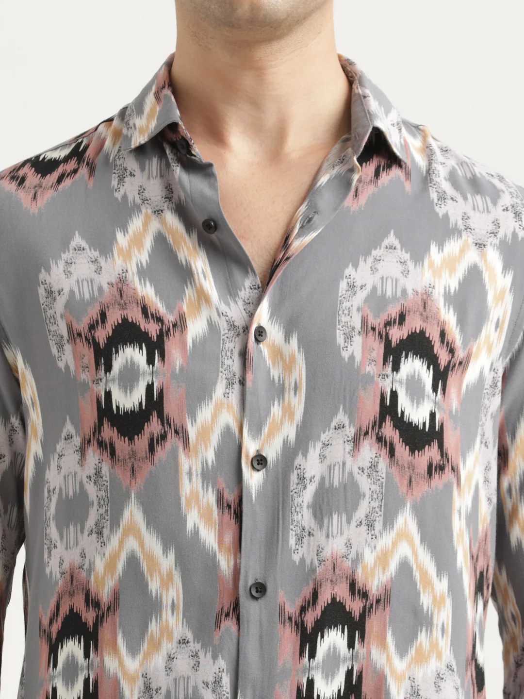 Men Printed Viscose Shirt - Image 5