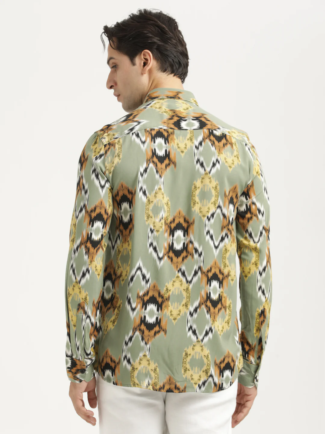 Men Printed Viscose Shirt - Image 3