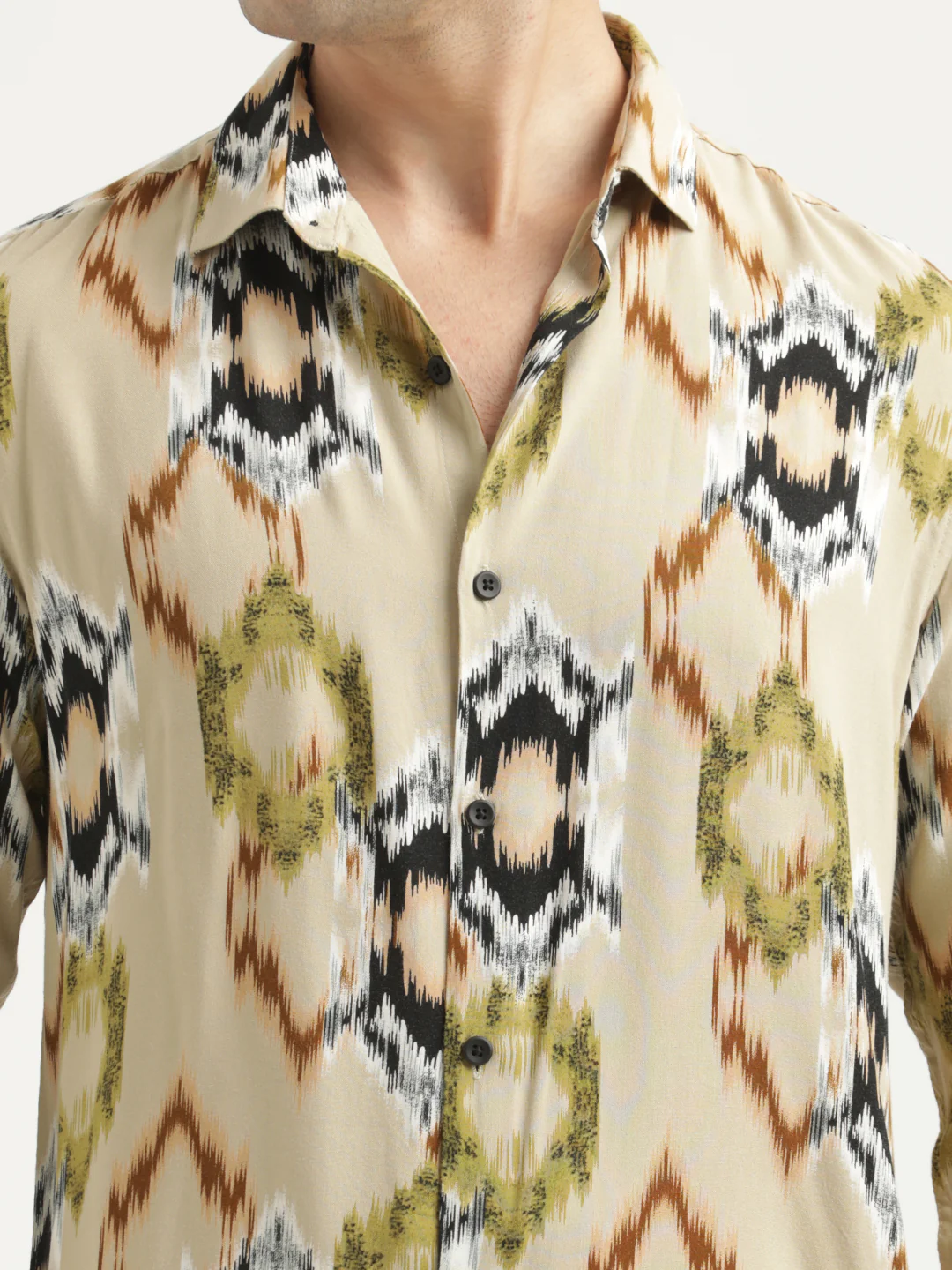 Men Printed Viscose Shirt - Image 5
