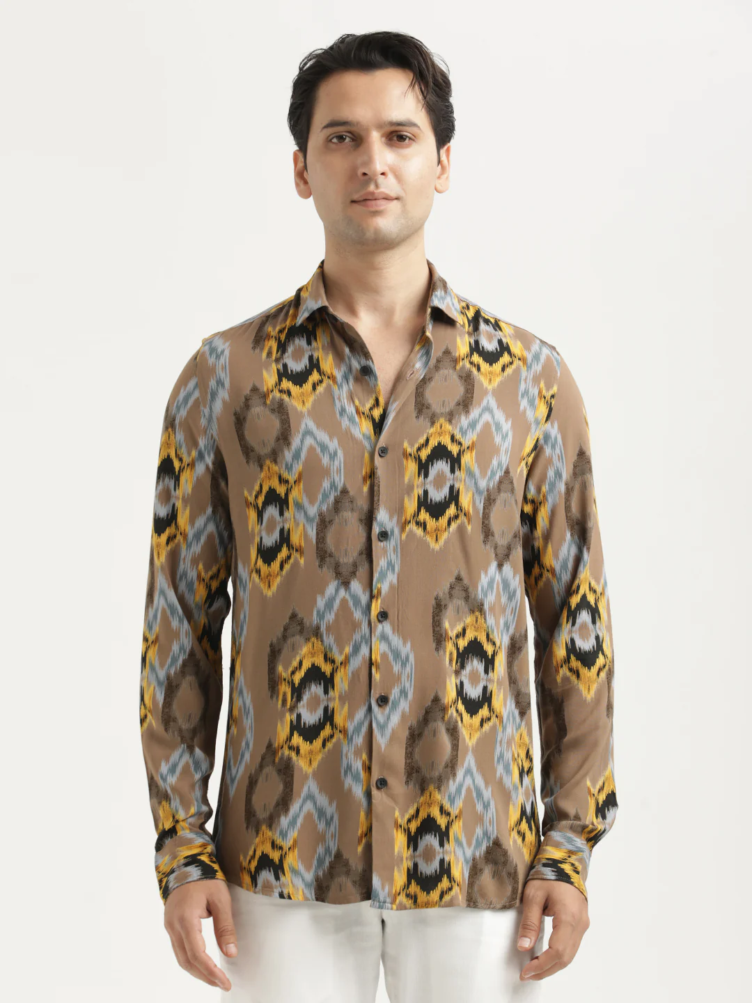 Men Printed Viscose Shirt