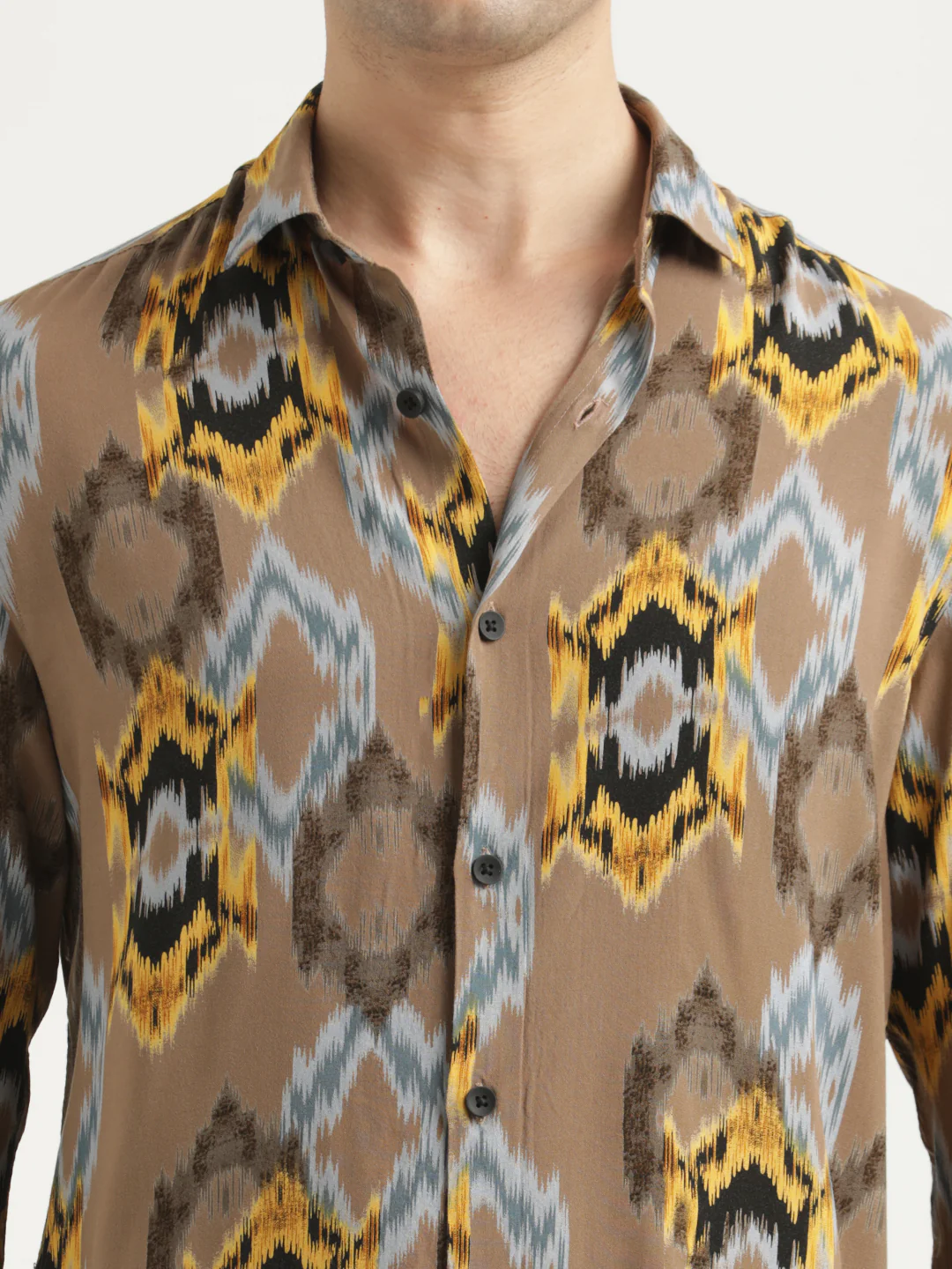 Men Printed Viscose Shirt - Image 5