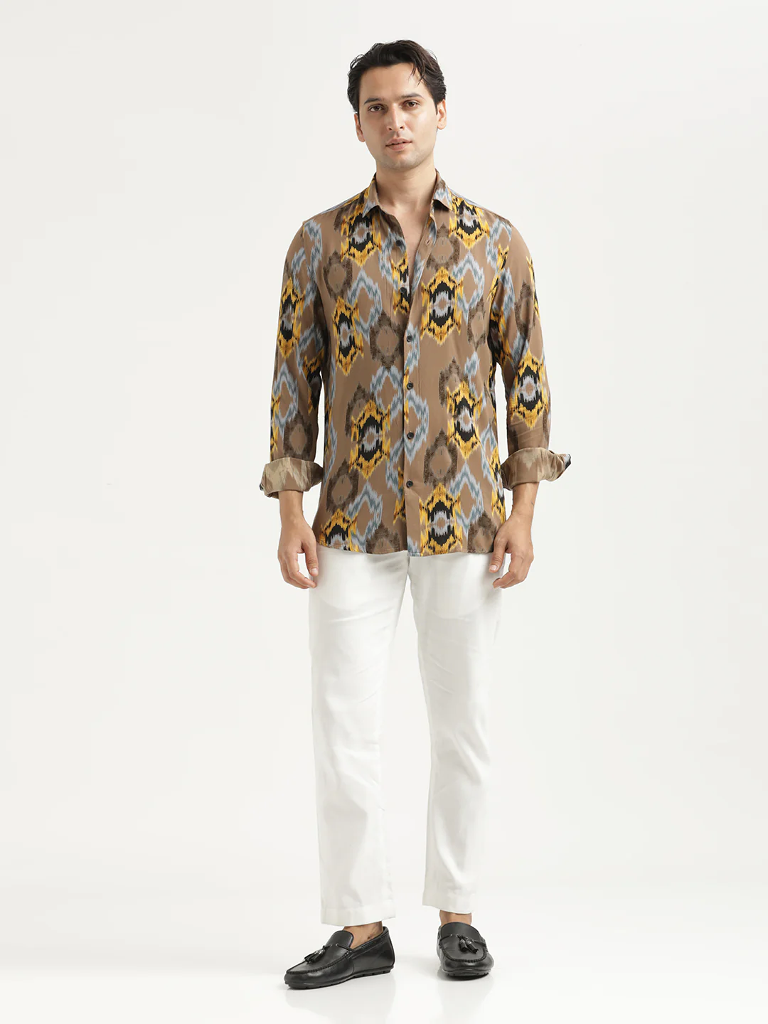 Men Printed Viscose Shirt - Image 6