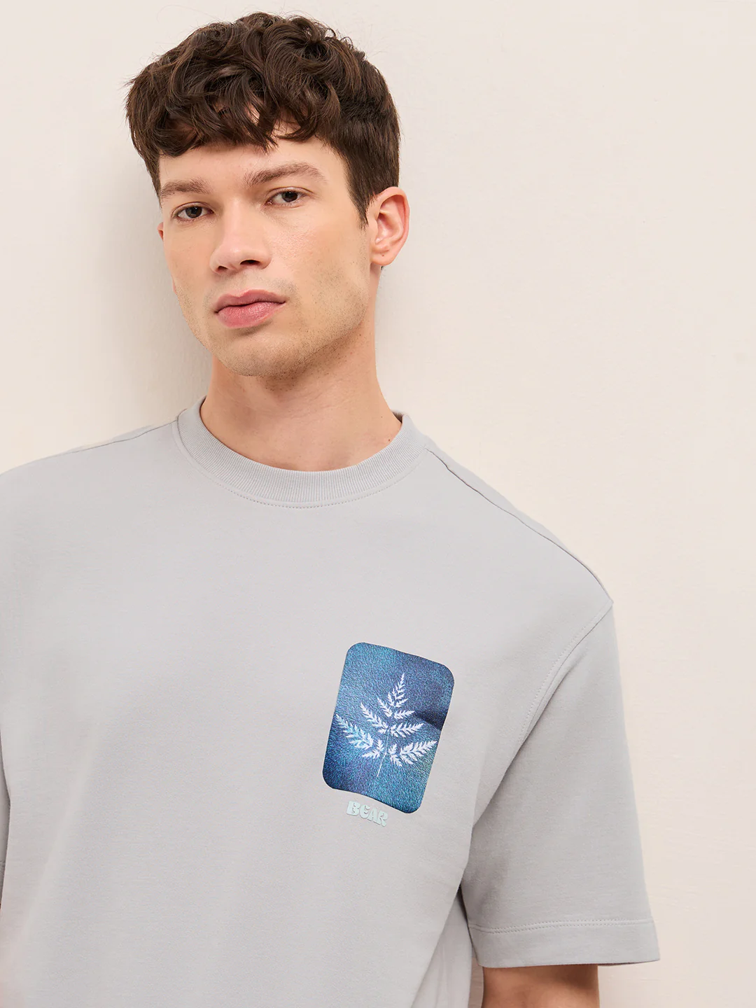 Men Pure Cotton Crew Neck T-Shirt - Image 5