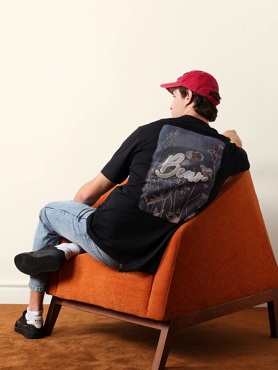 Men Pure Cotton Crew Neck Tshirt - Image 2