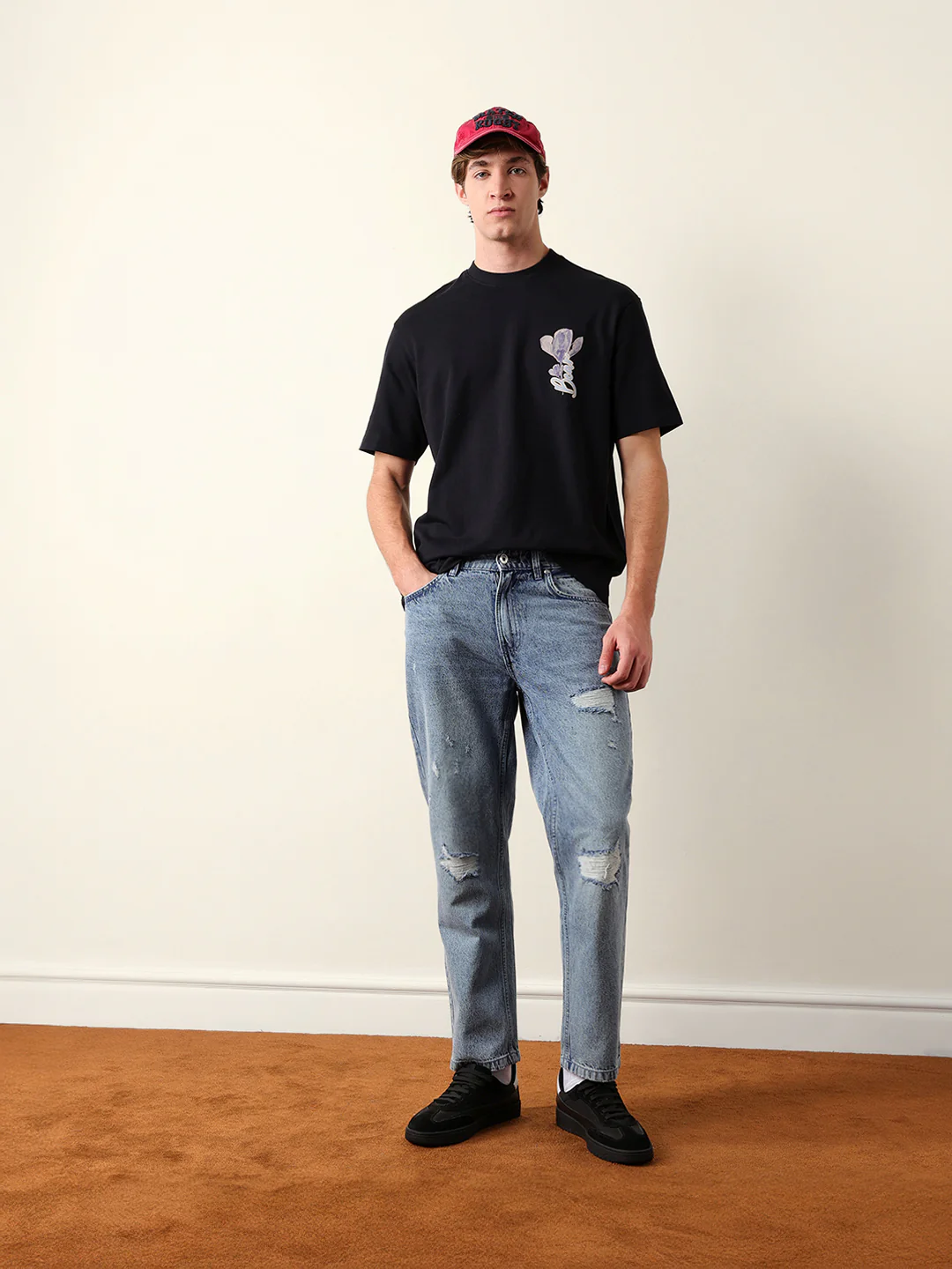 Men Pure Cotton Crew Neck Tshirt - Image 8