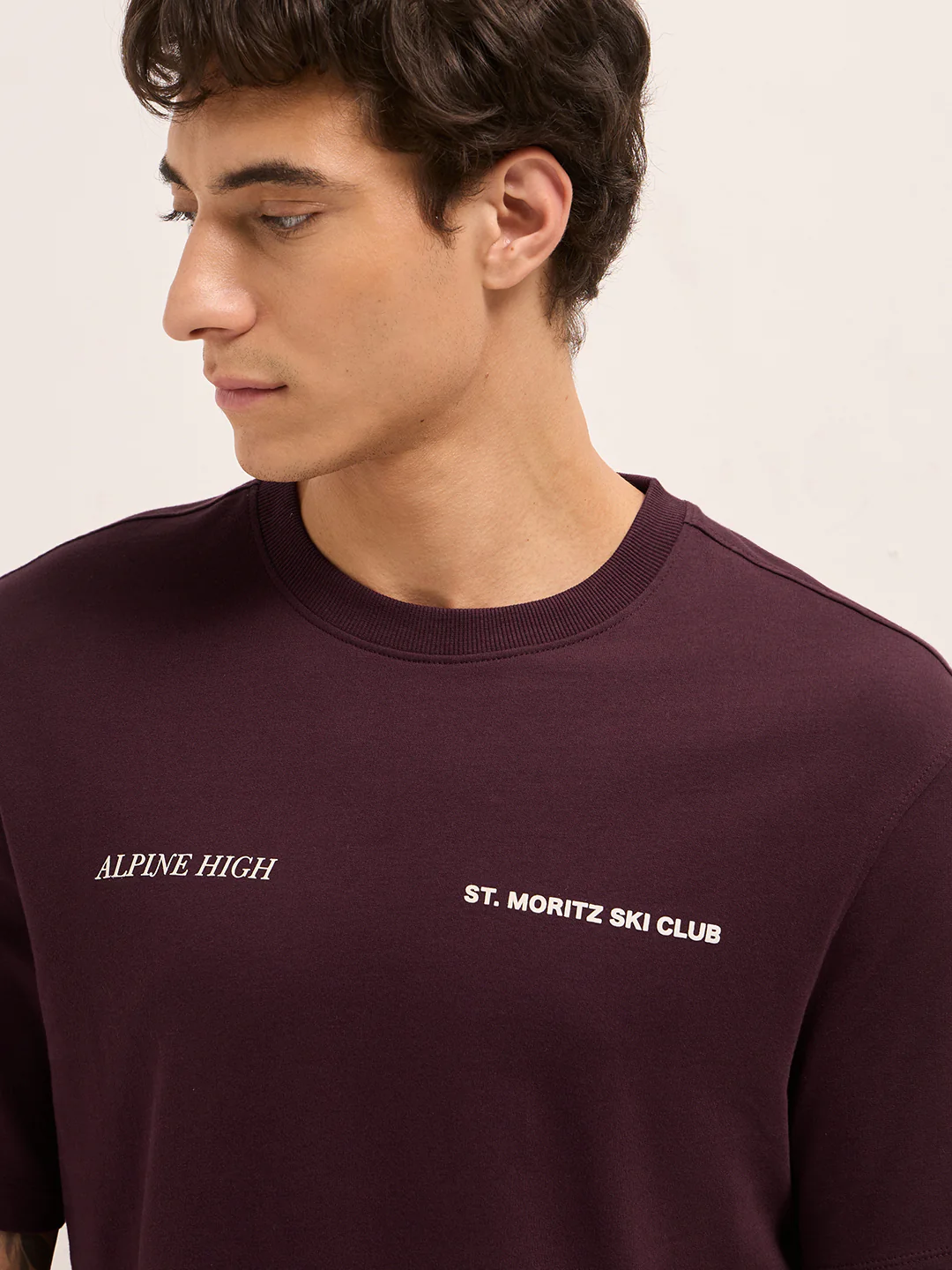 Men Pure Cotton Graphic Printed T-Shirt - Image 5