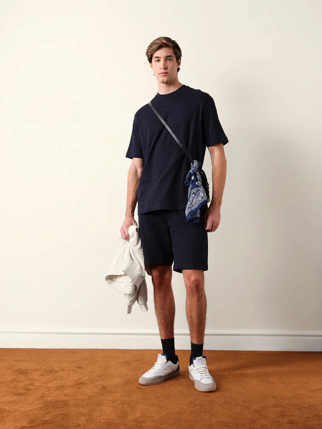 Men Pure Cotton Solid Round Neck Tshirt - Image 8