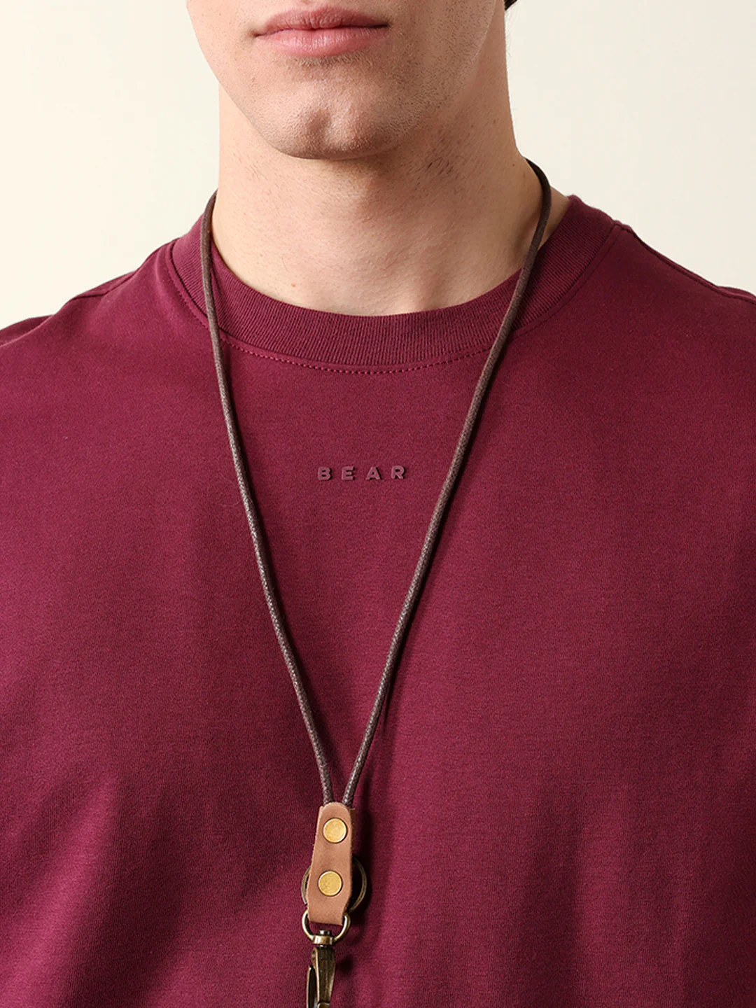 Men Pure Cotton Solid Round Neck Tshirt - Image 5