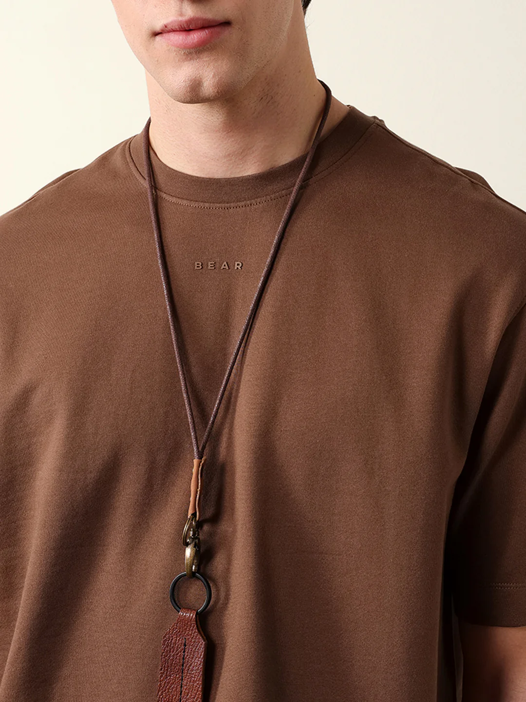 Men Pure Cotton Solid Round Neck Tshirt - Image 6