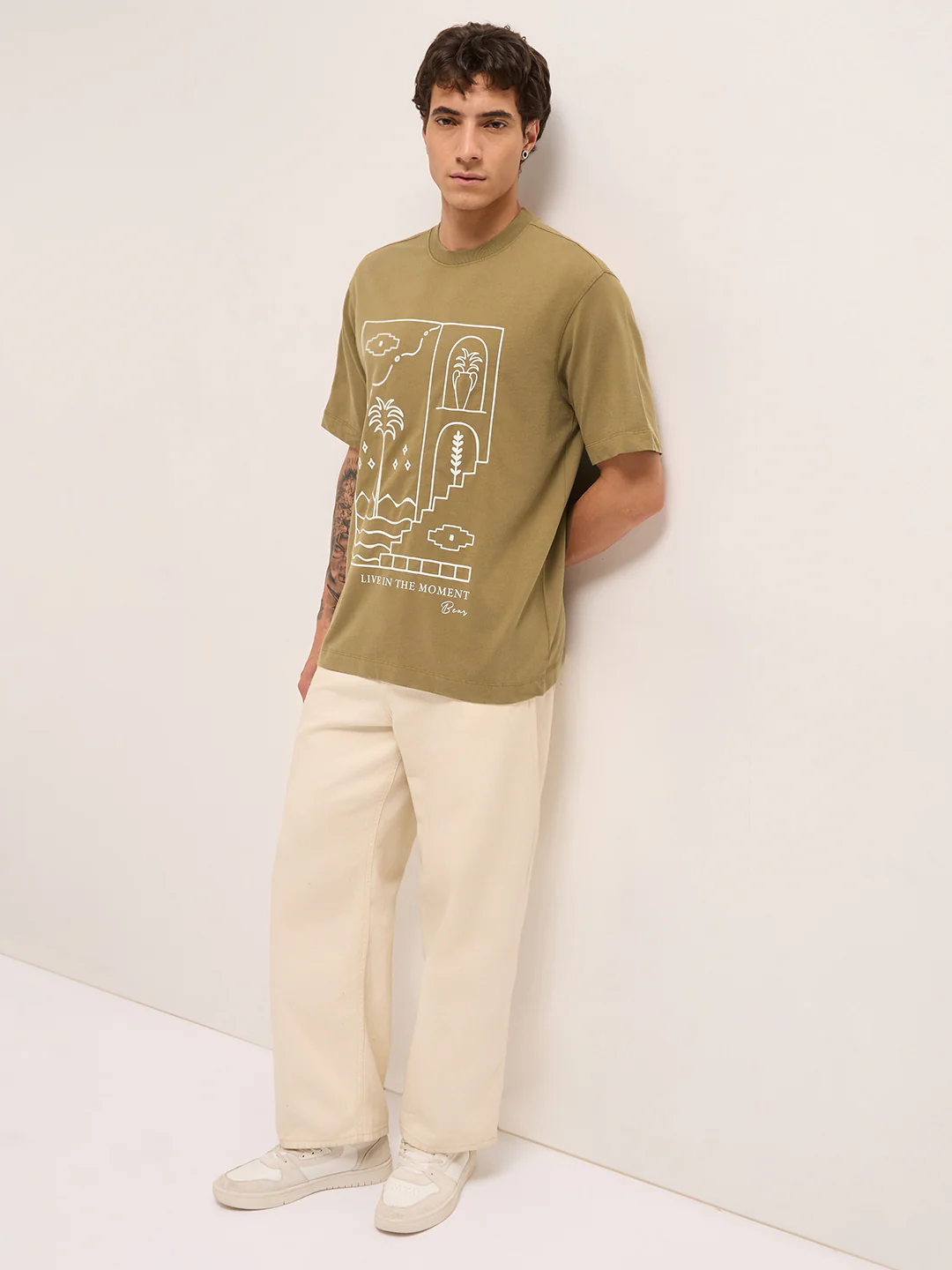 Men Pure Cotton T-Shirt - Image 4