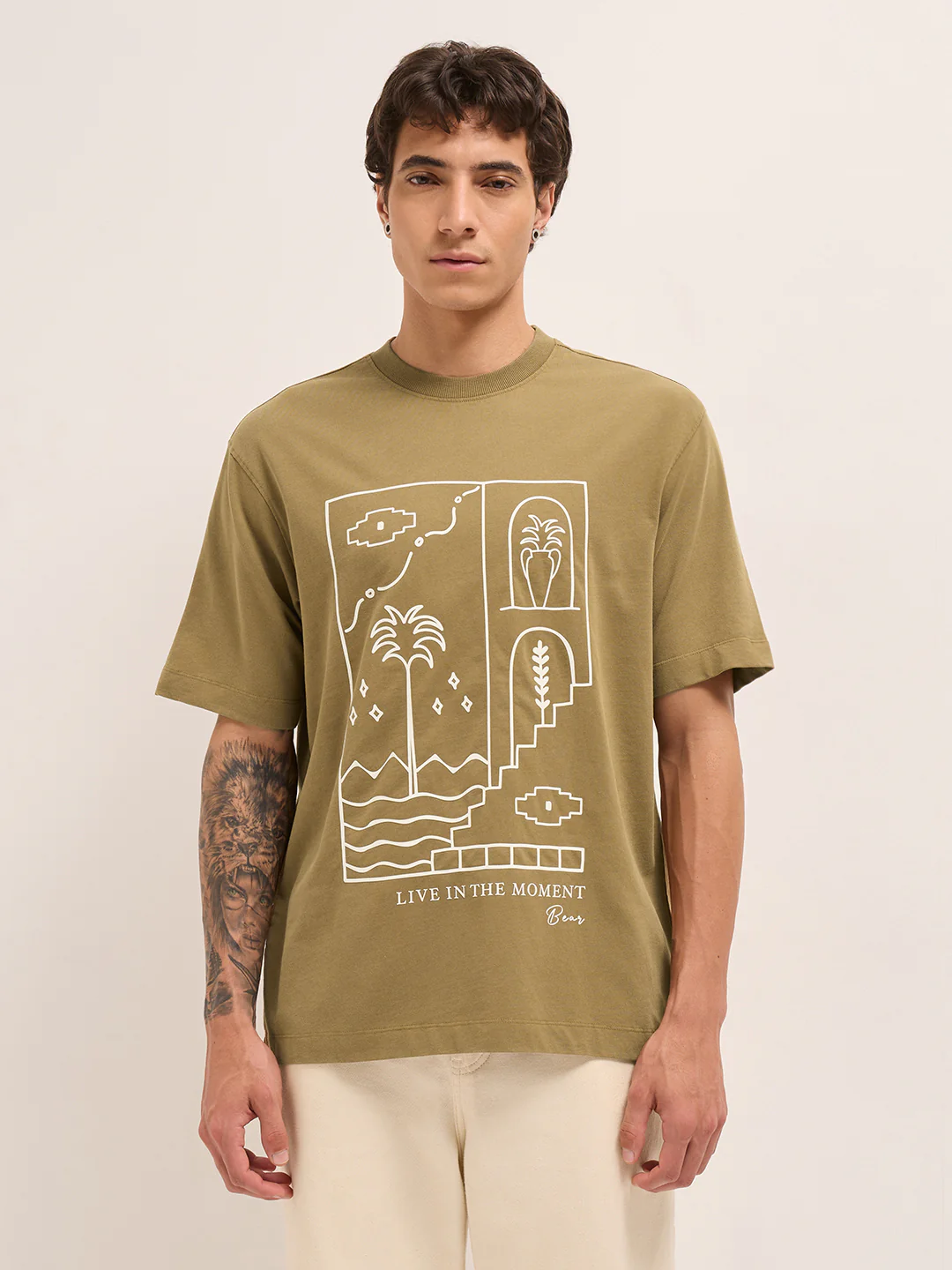 Men Pure Cotton T-Shirt - Image 7
