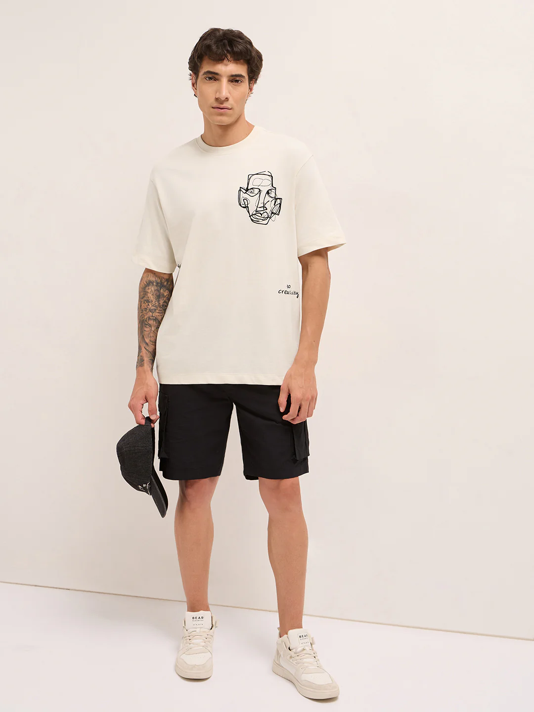 Men Pure Cotton T-Shirt - Image 4