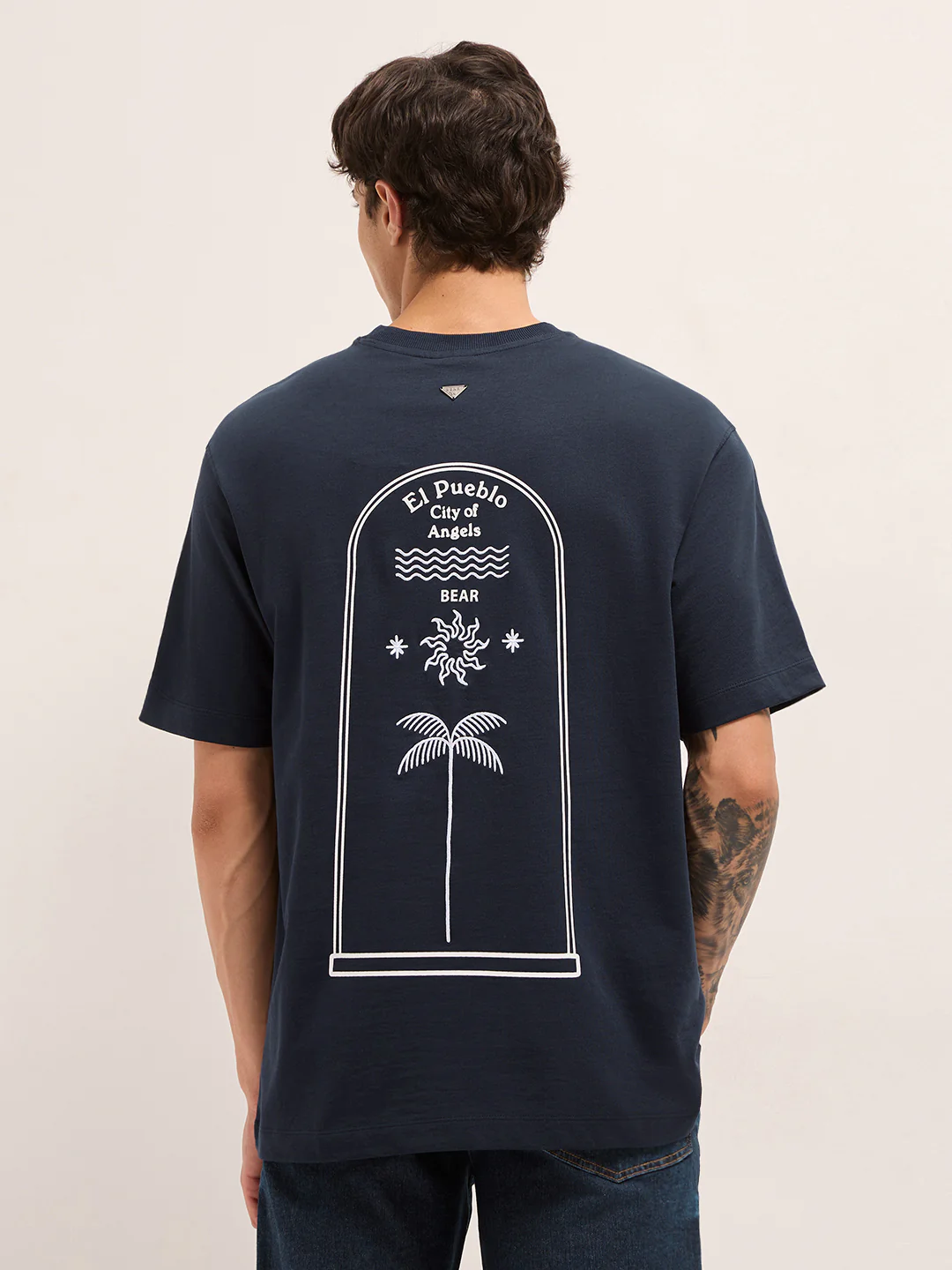 Men Pure Cotton T-Shirt - Image 2