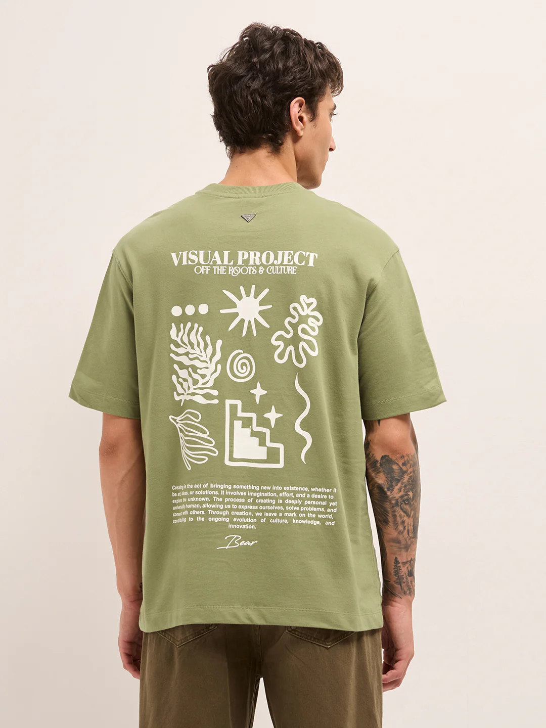 Men Pure Cotton T-Shirt - Image 2