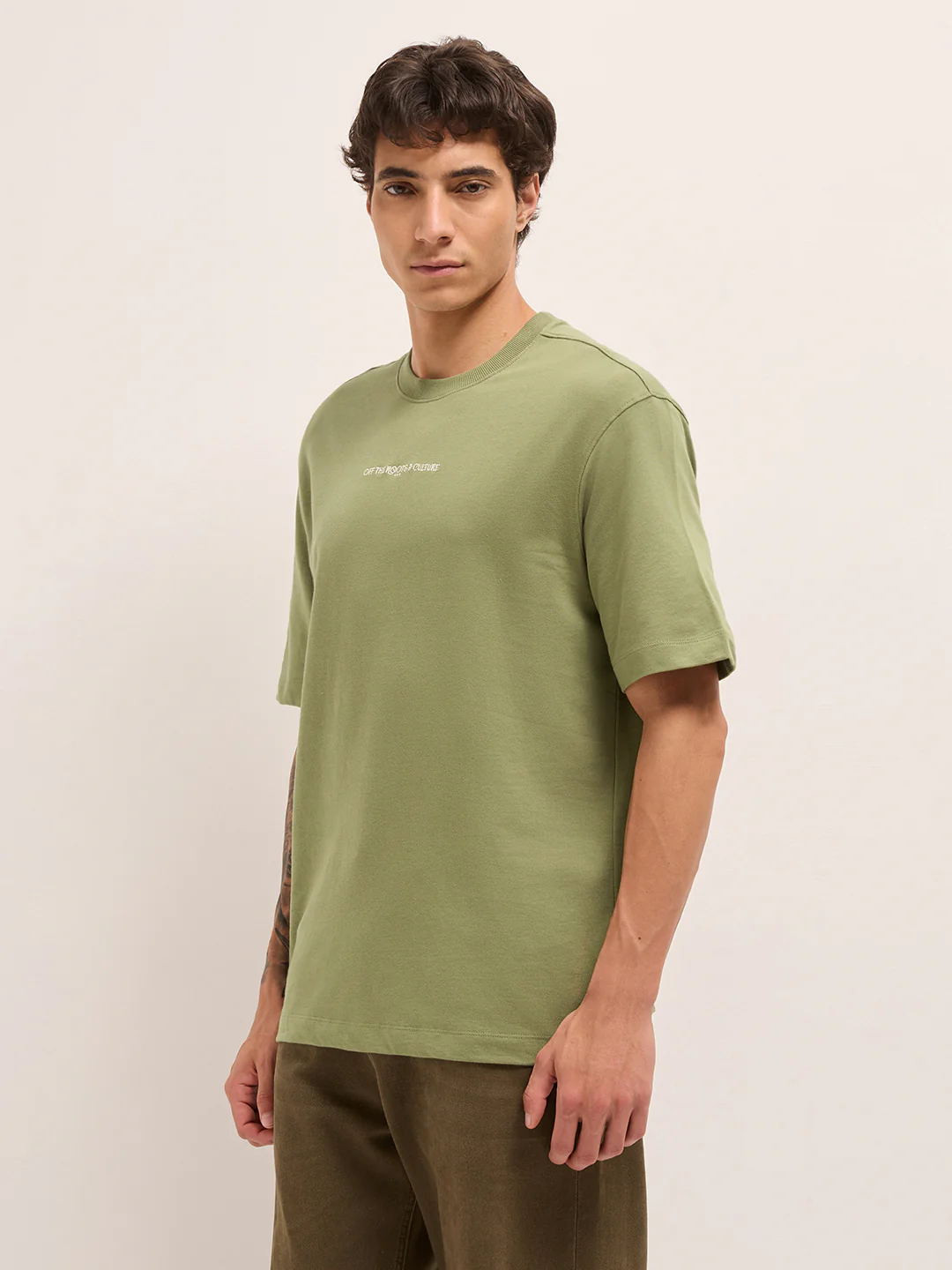 Men Pure Cotton T-Shirt - Image 3