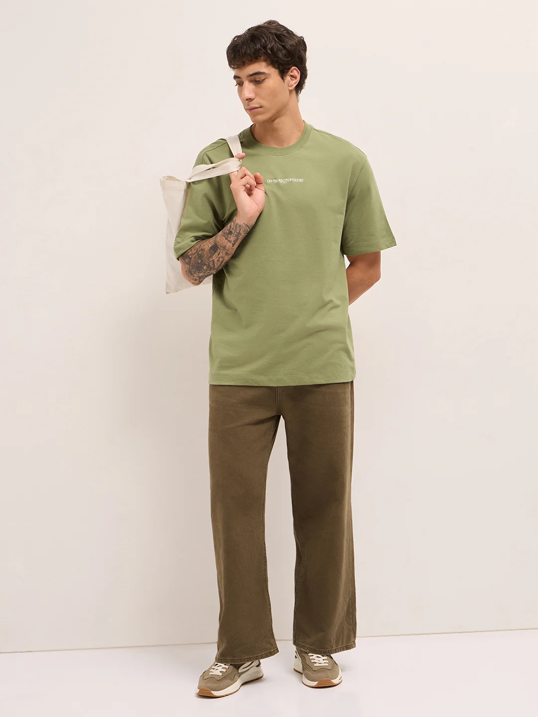 Men Pure Cotton T-Shirt - Image 4