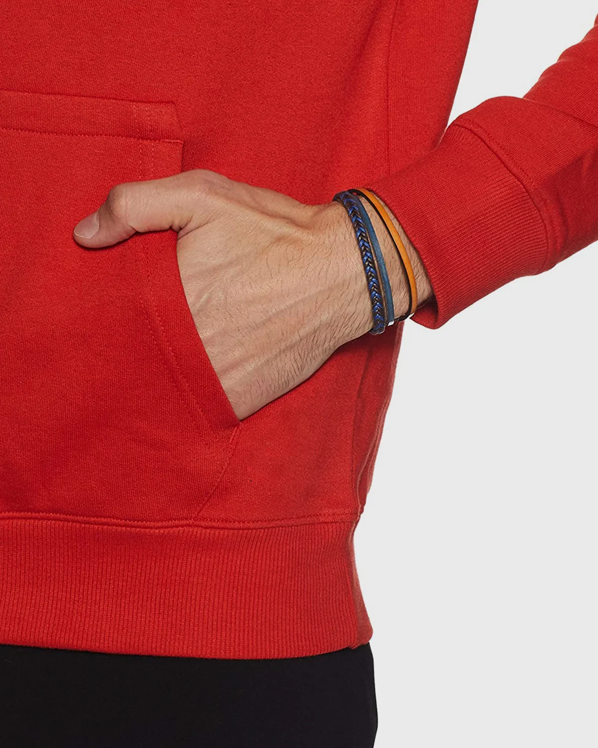 Men Red Long Lasting Printed Hoodie - Image 5