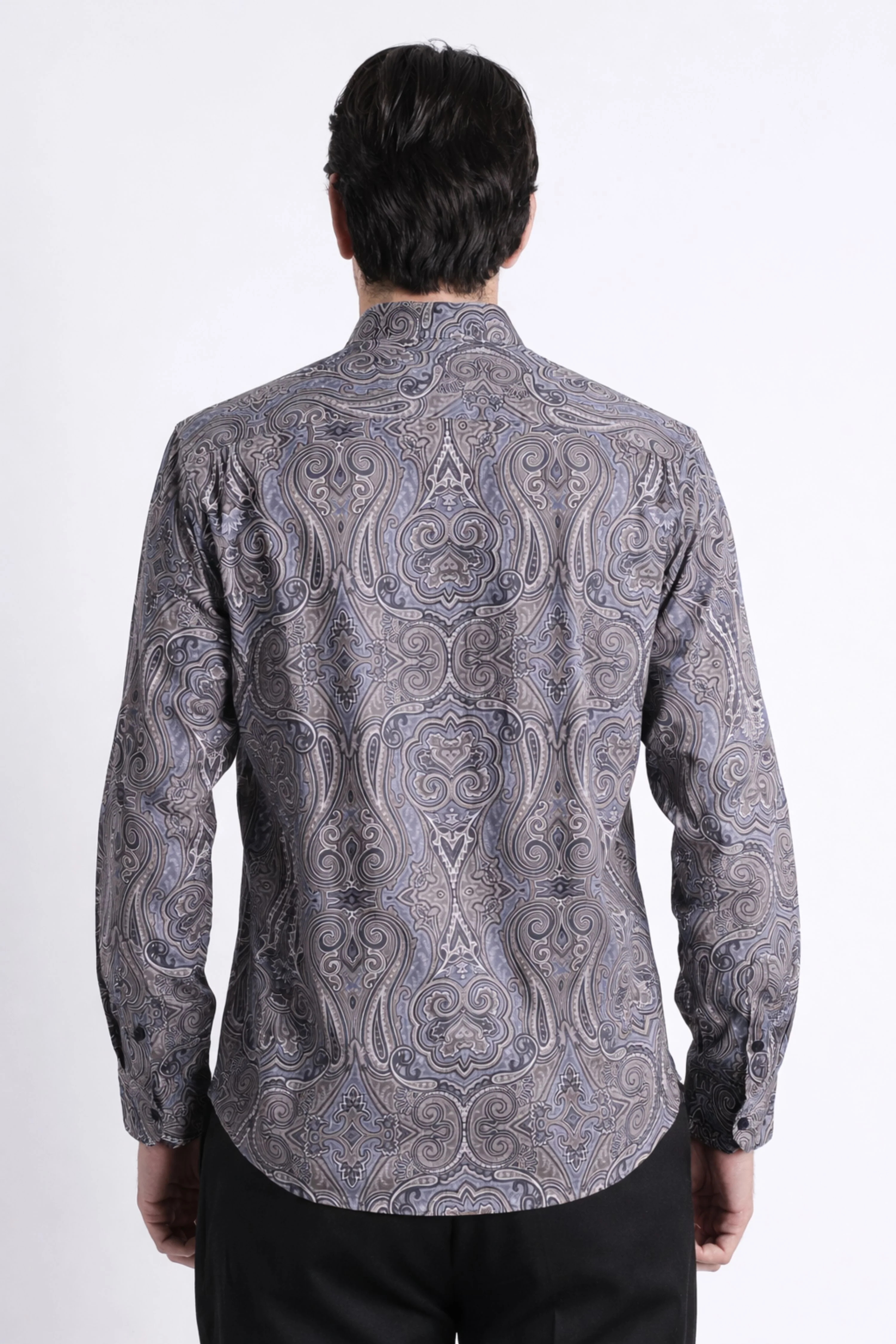Men Refined Floral Digital Print Shirt - Image 10