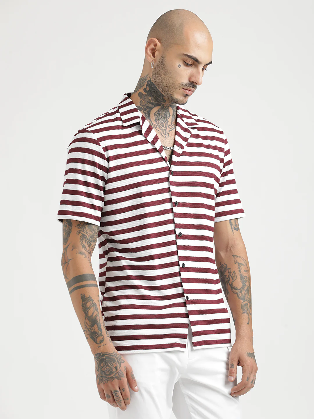 Men Relaxed Knit Shirt - Image 4