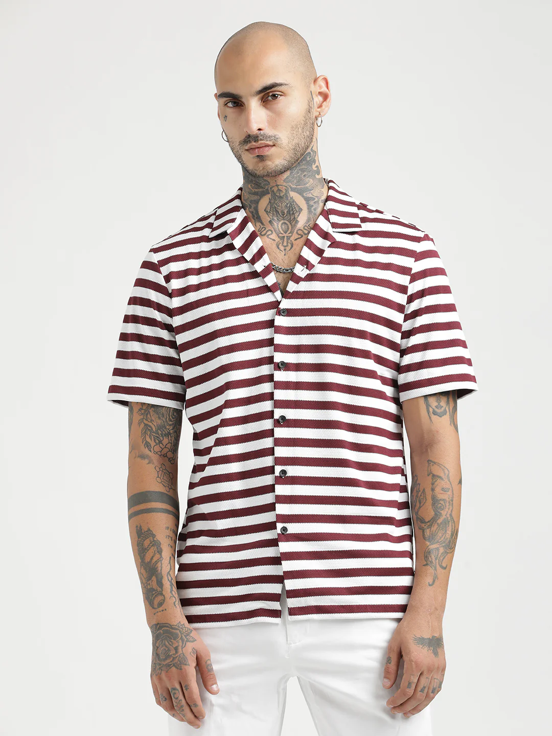 Men Relaxed Knit Shirt - Image 5