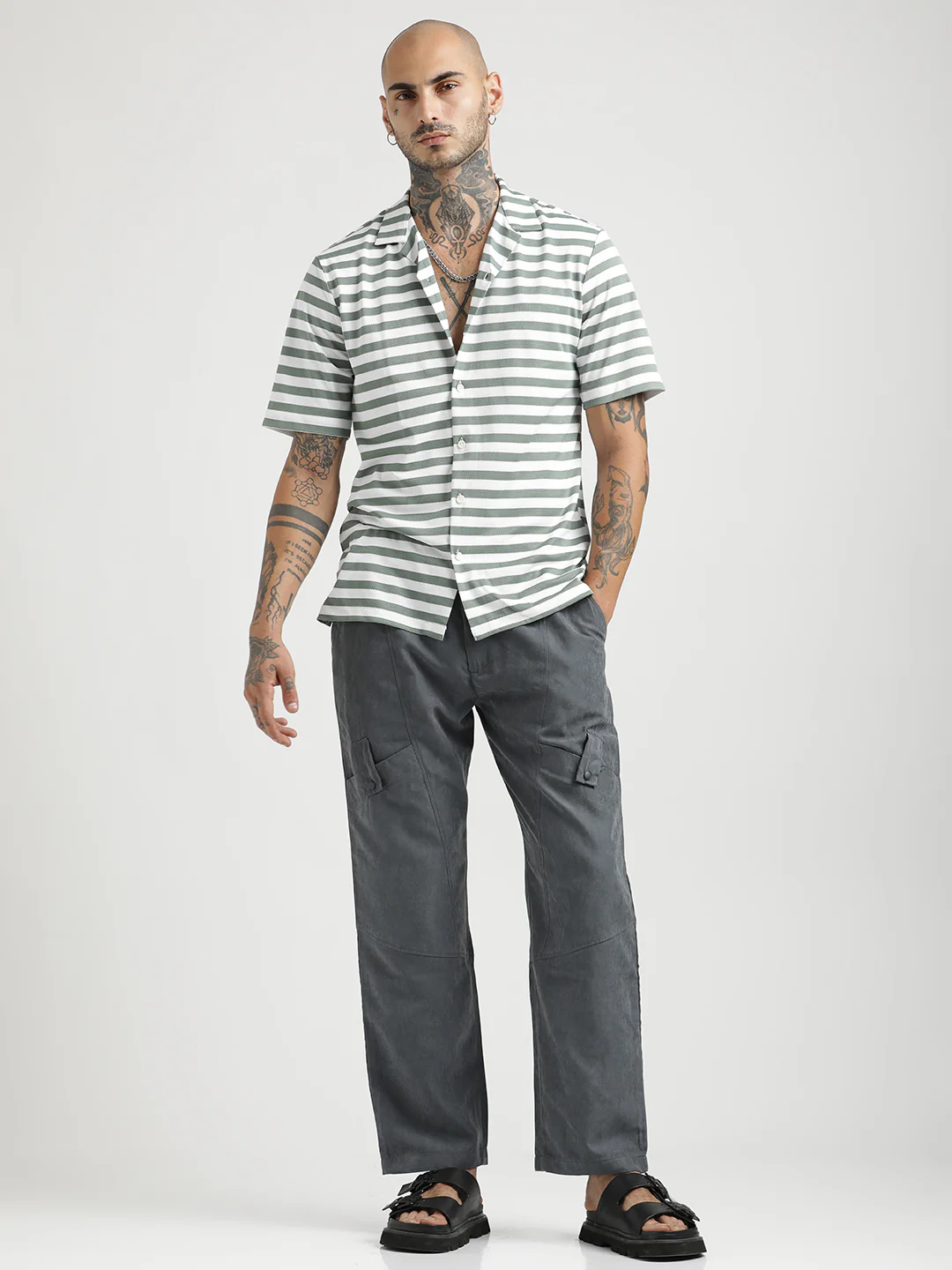 Men Relaxed Knit Shirt - Image 2