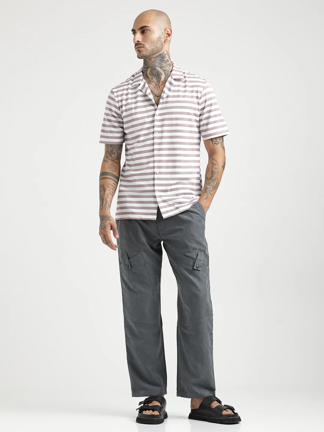 Men Relaxed Knit Shirt - Image 2