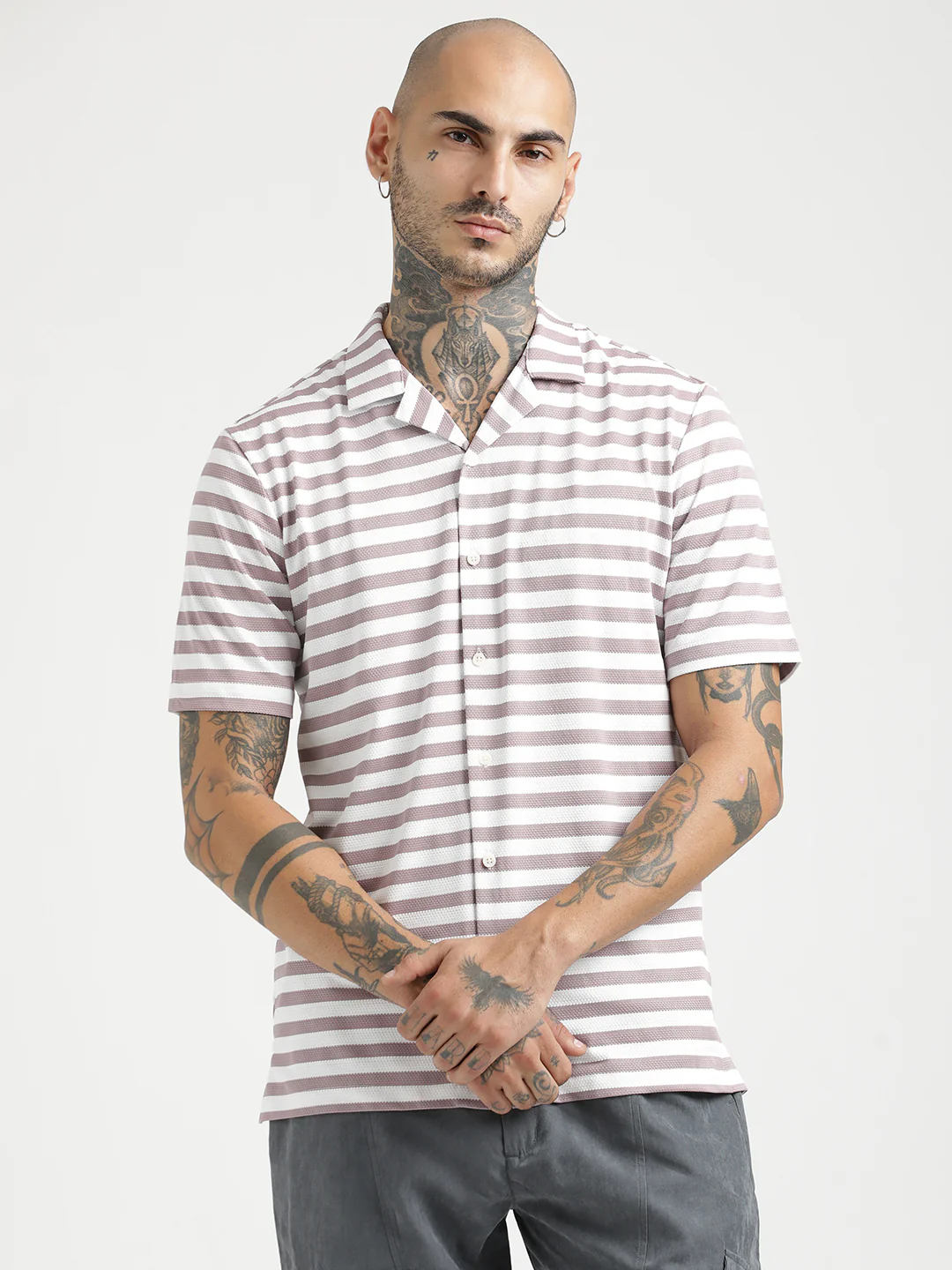 Men Relaxed Knit Shirt - Image 3