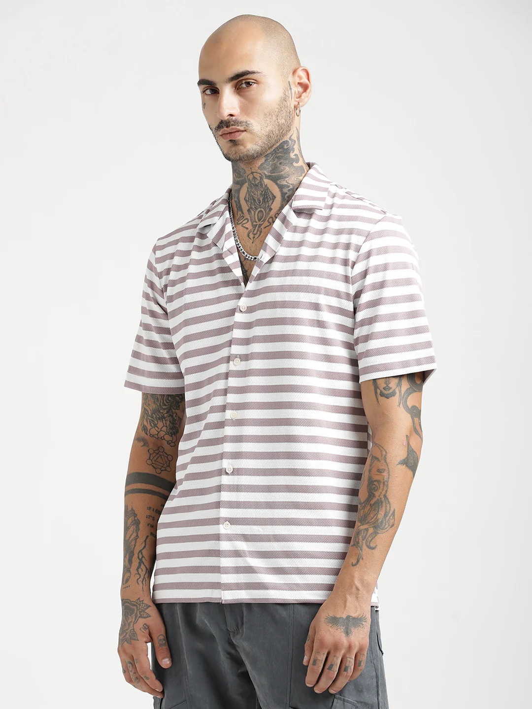Men Relaxed Knit Shirt - Image 4