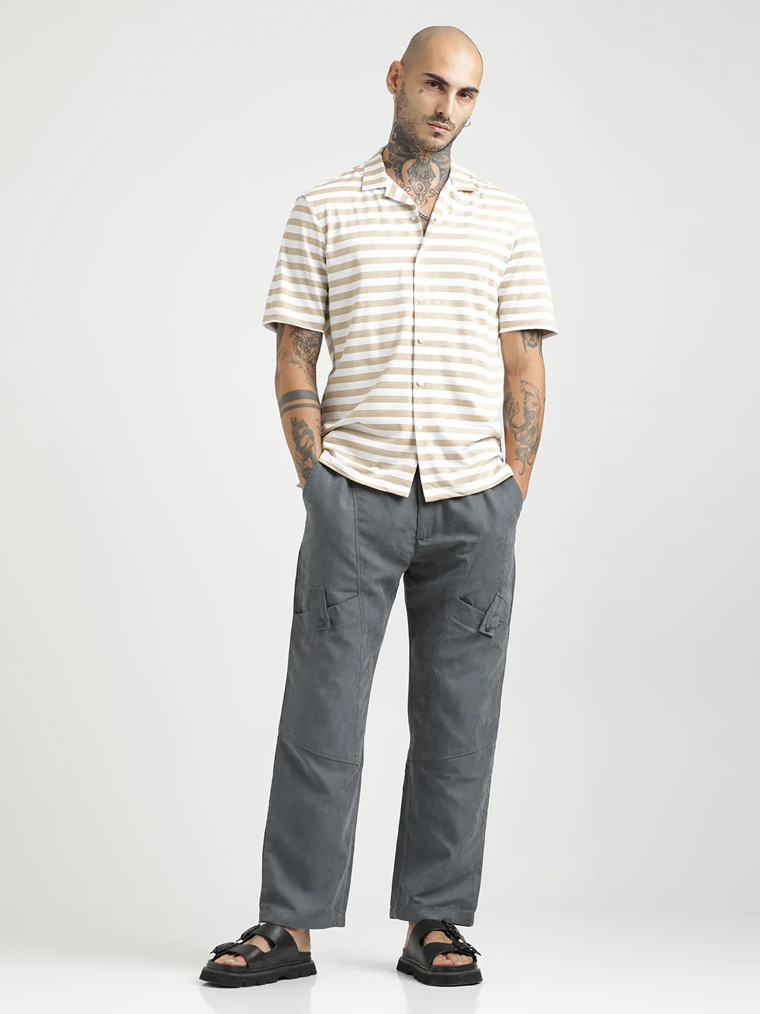 Men Relaxed Knit Shirt - Image 3
