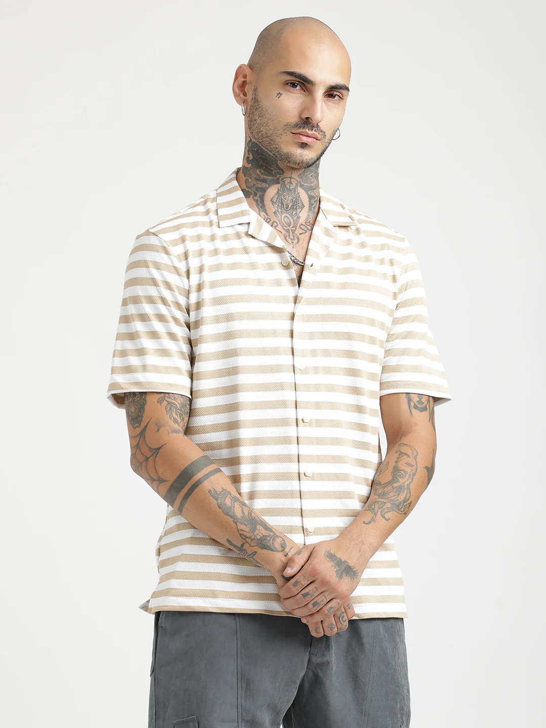 Men Relaxed Knit Shirt - Image 4