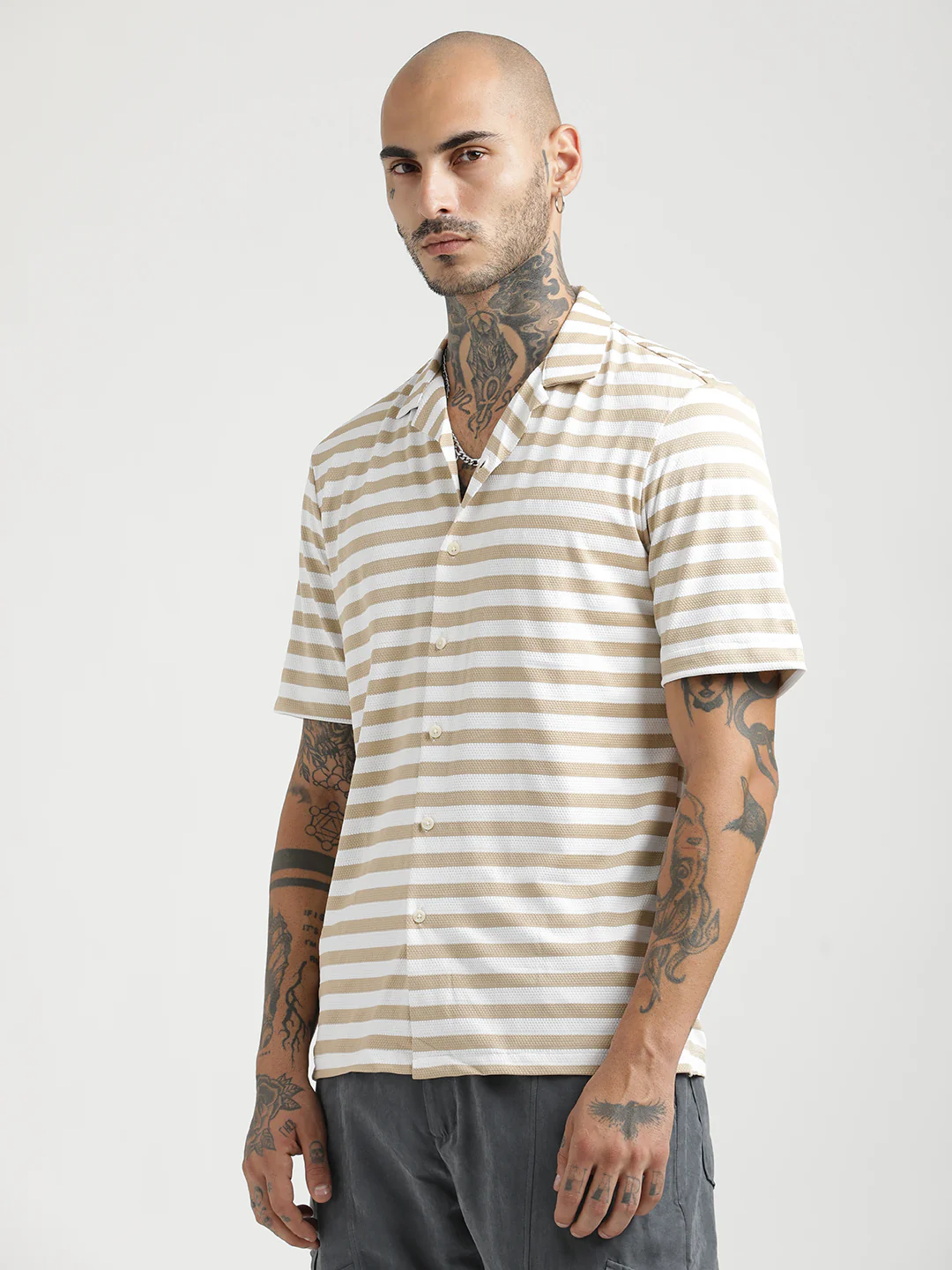 Men Relaxed Knit Shirt - Image 5