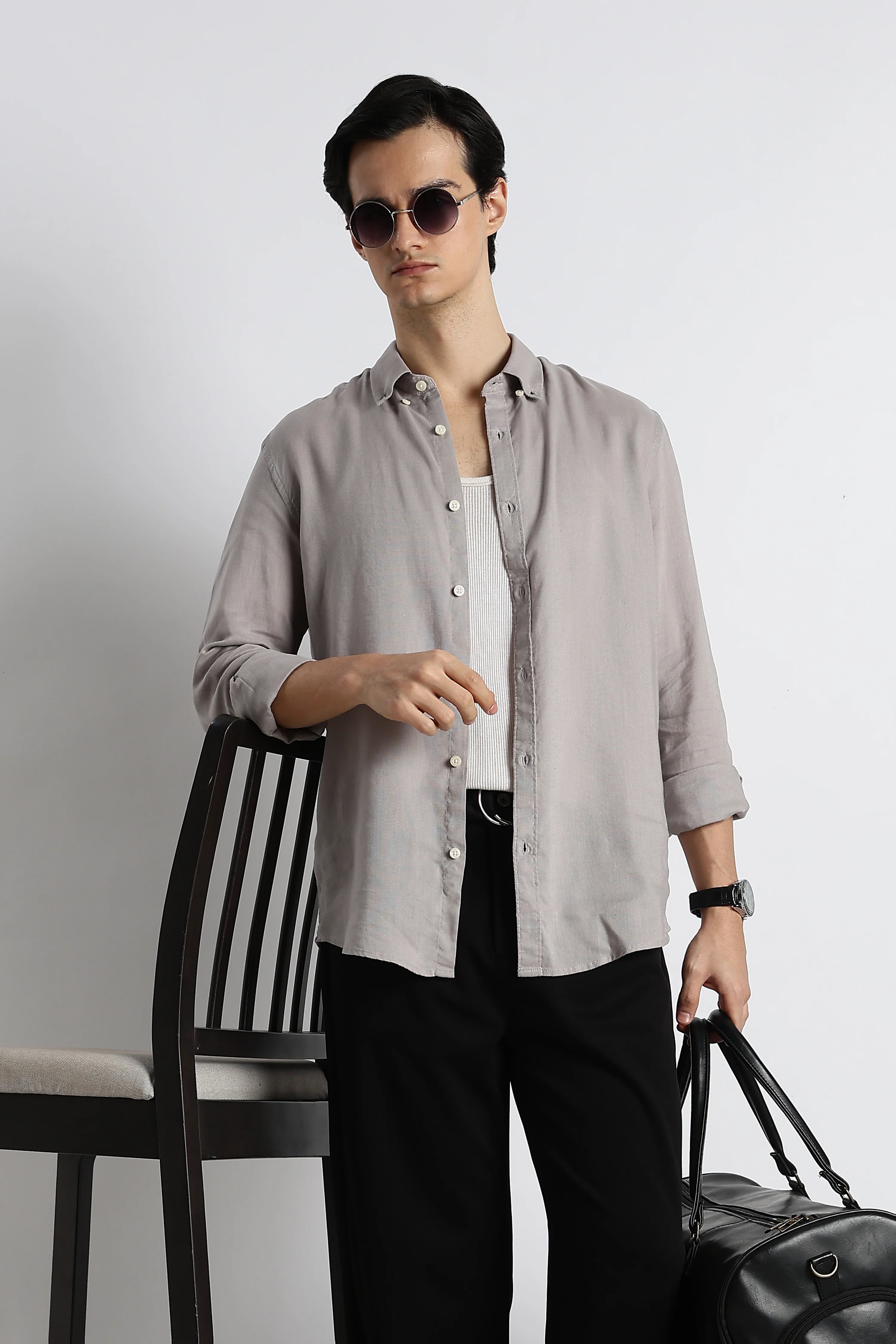 Men Relaxed Korean Pants - Image 11