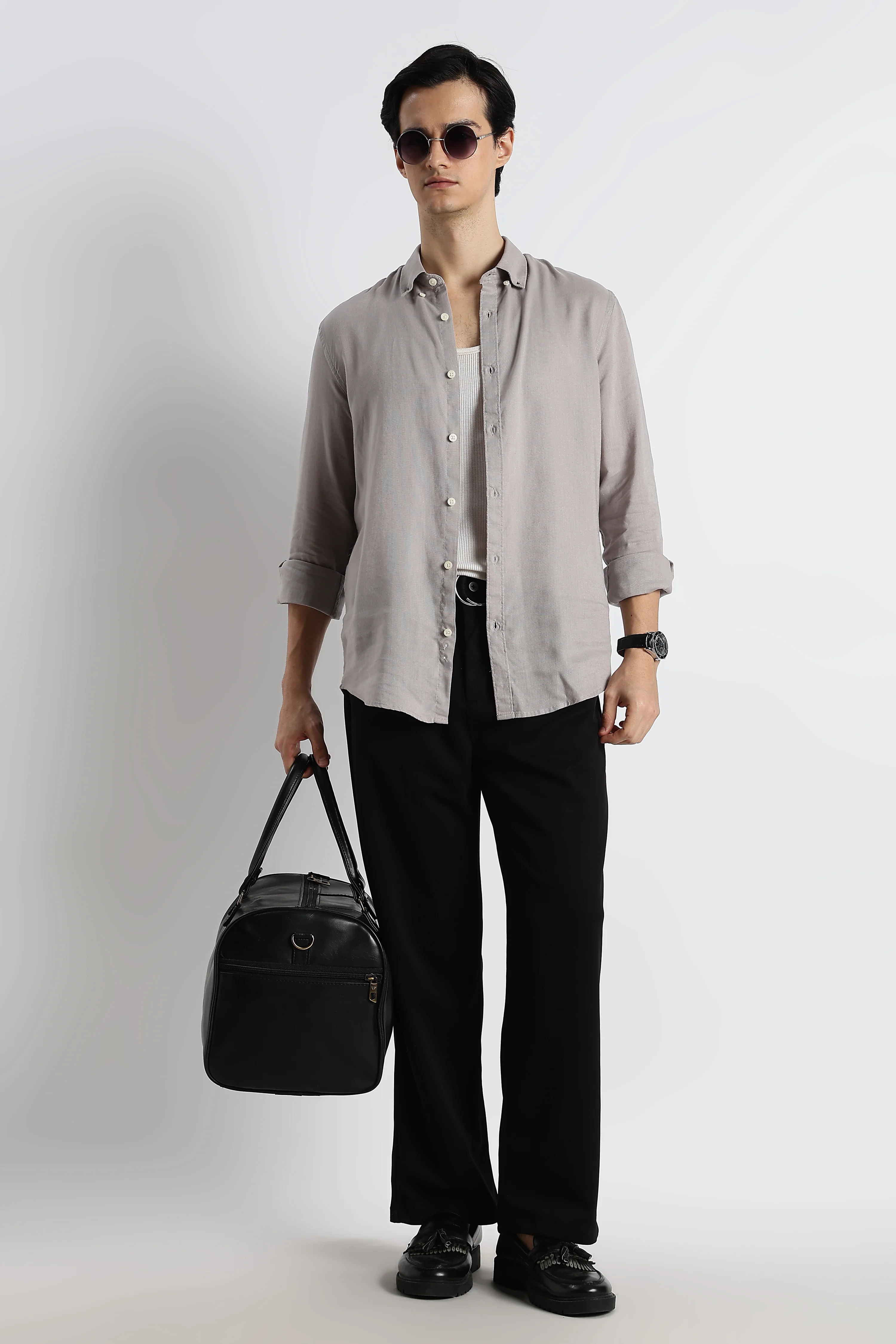 Men Relaxed Korean Pants - Image 2