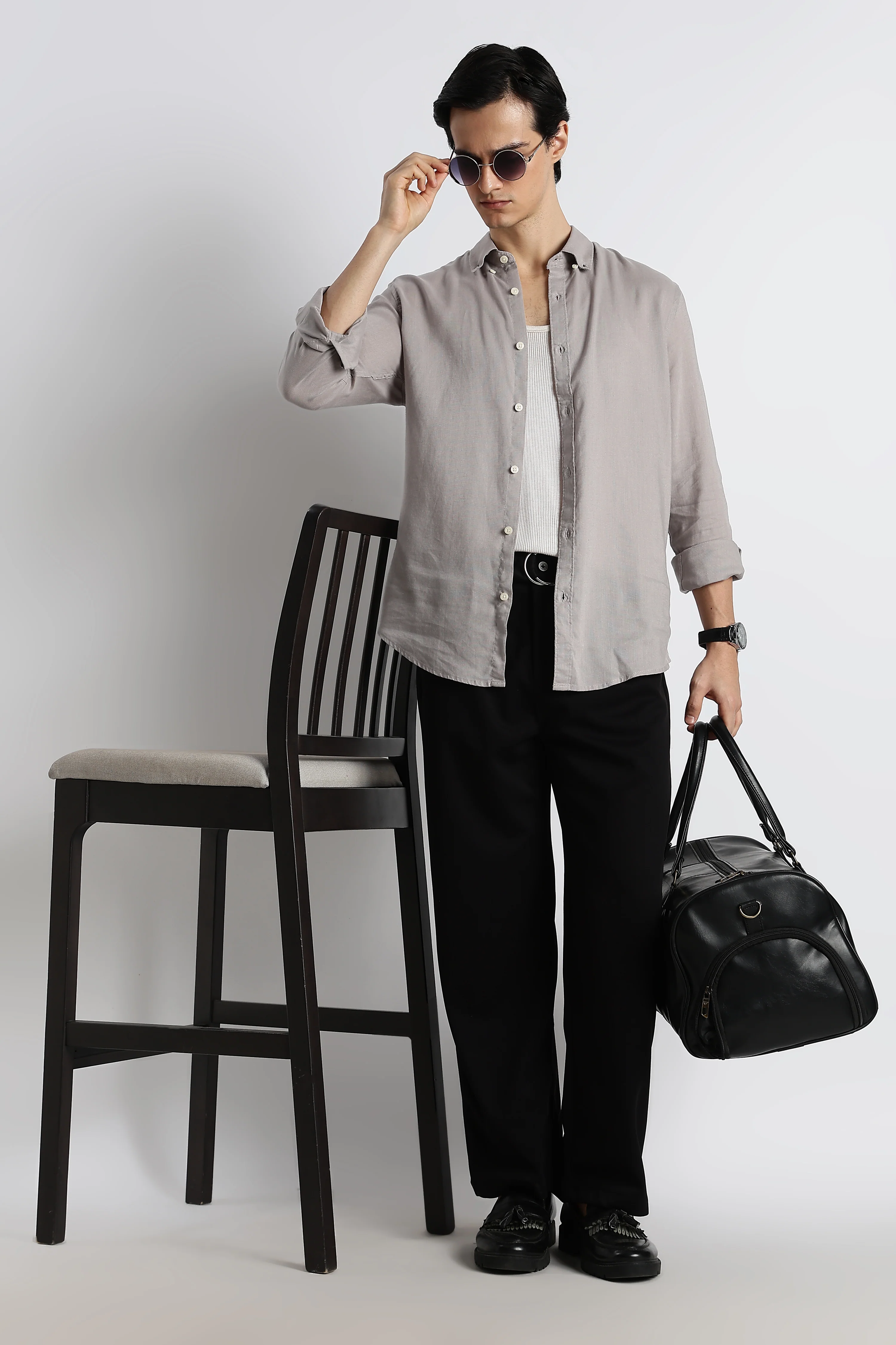 Men Relaxed Korean Pants - Image 7