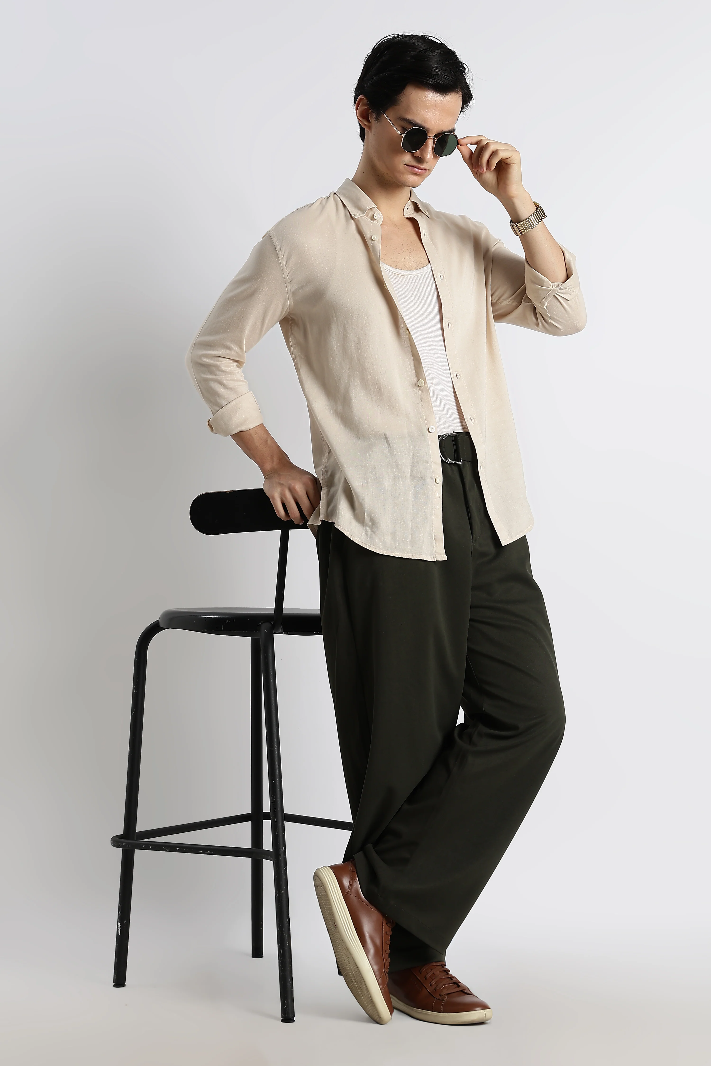 Men Relaxed Korean Pants - Image 2