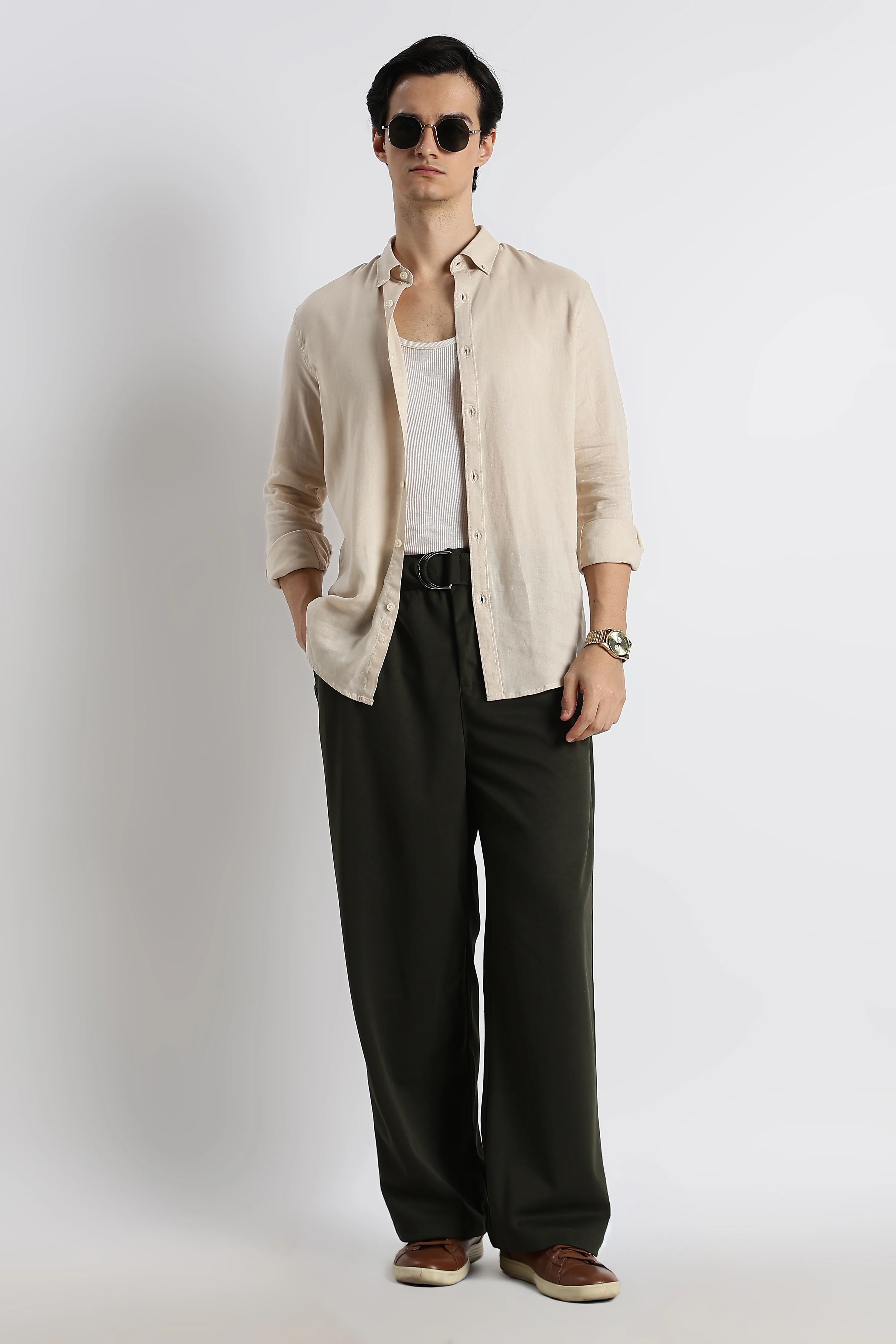 Men Relaxed Korean Pants - Image 3