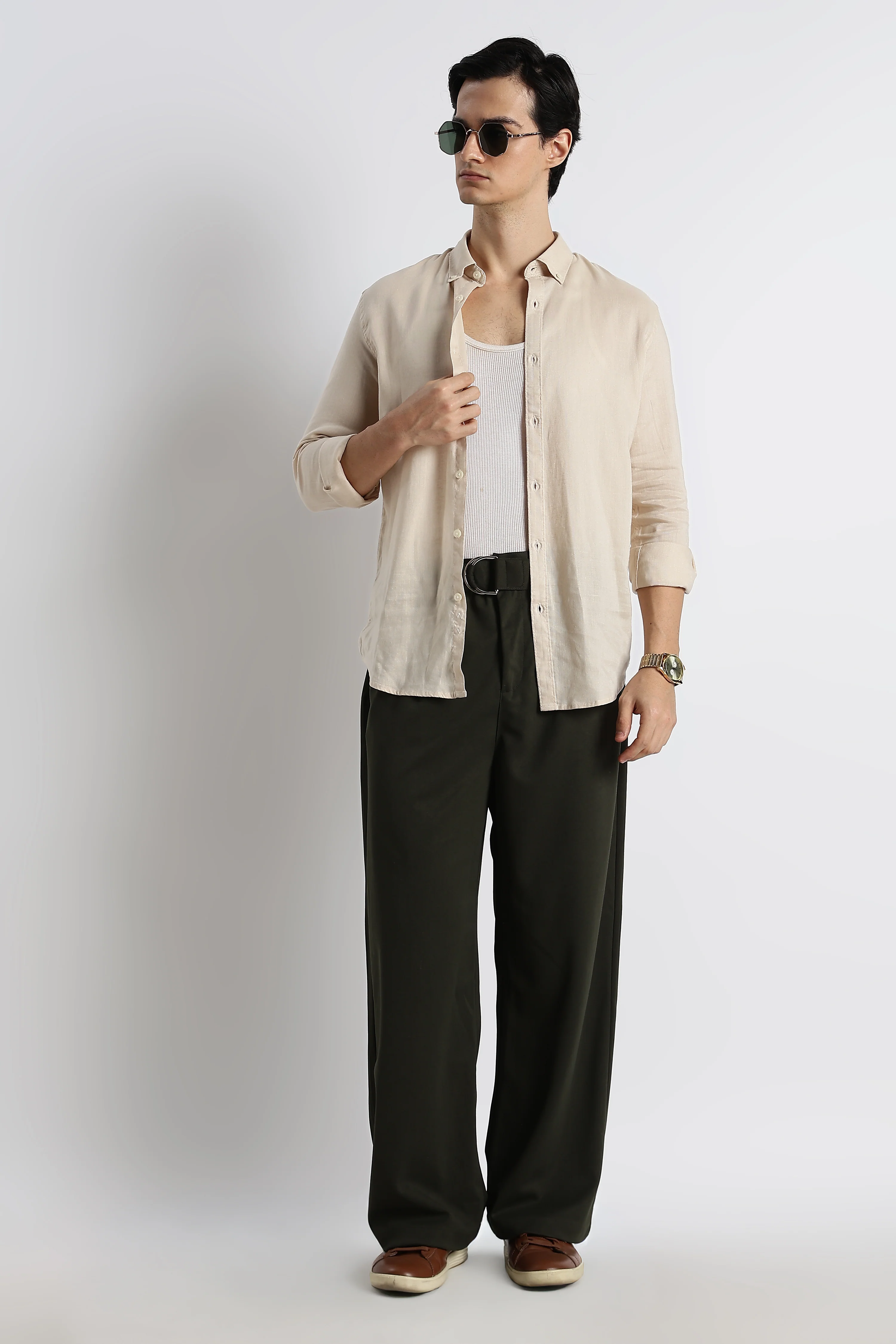 Men Relaxed Korean Pants - Image 4