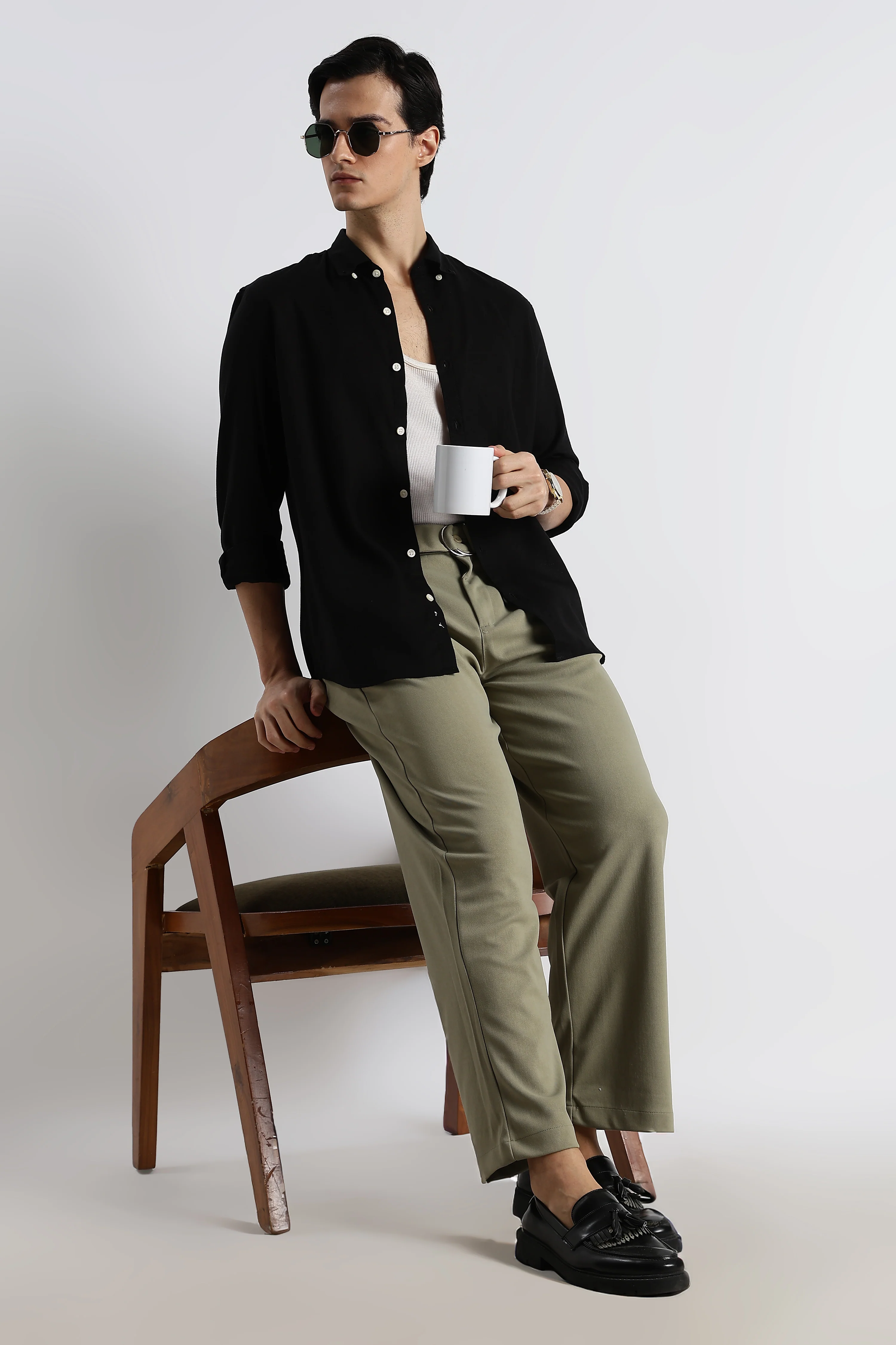 Men Relaxed Korean Pants - Image 11
