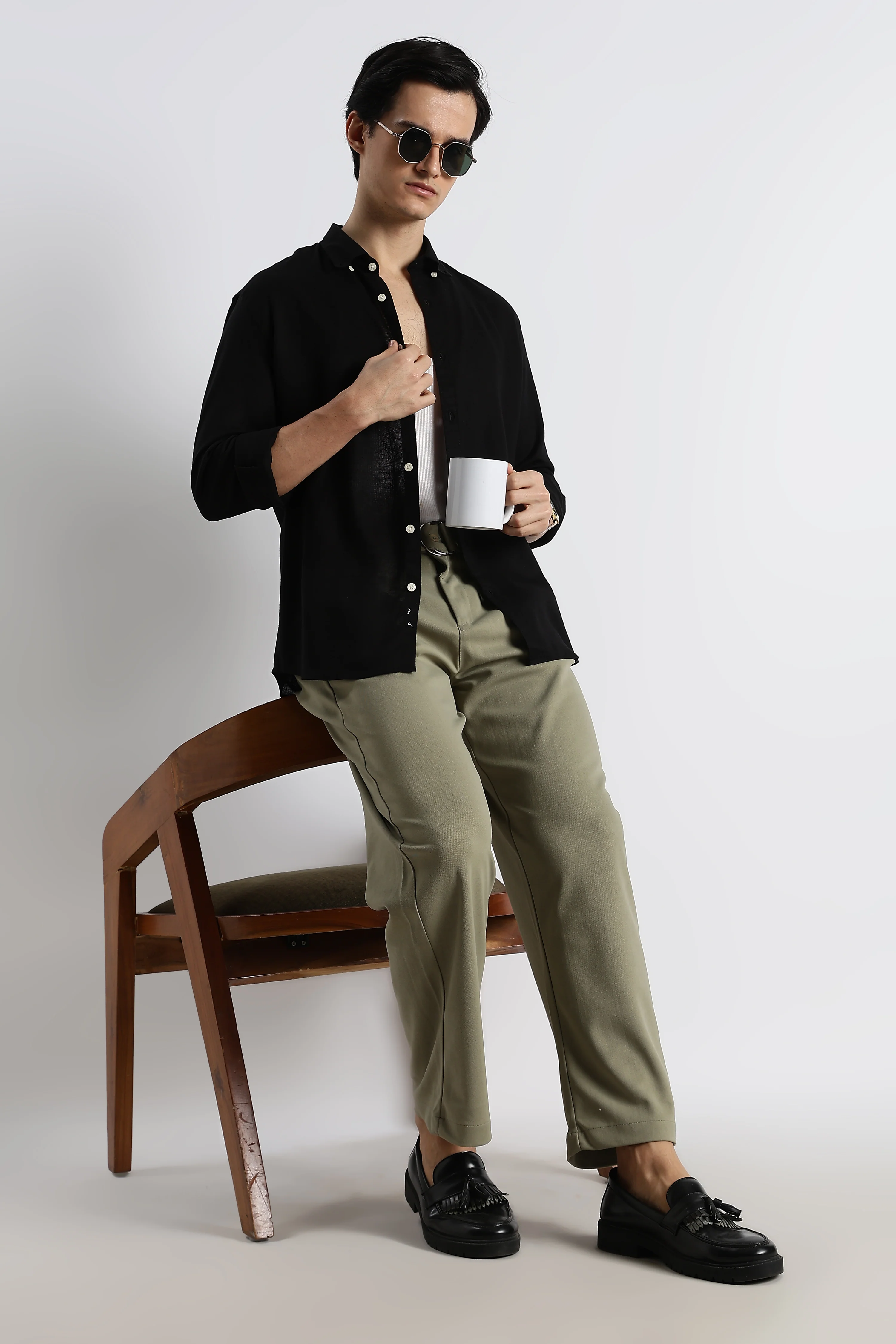 Men Relaxed Korean Pants - Image 2