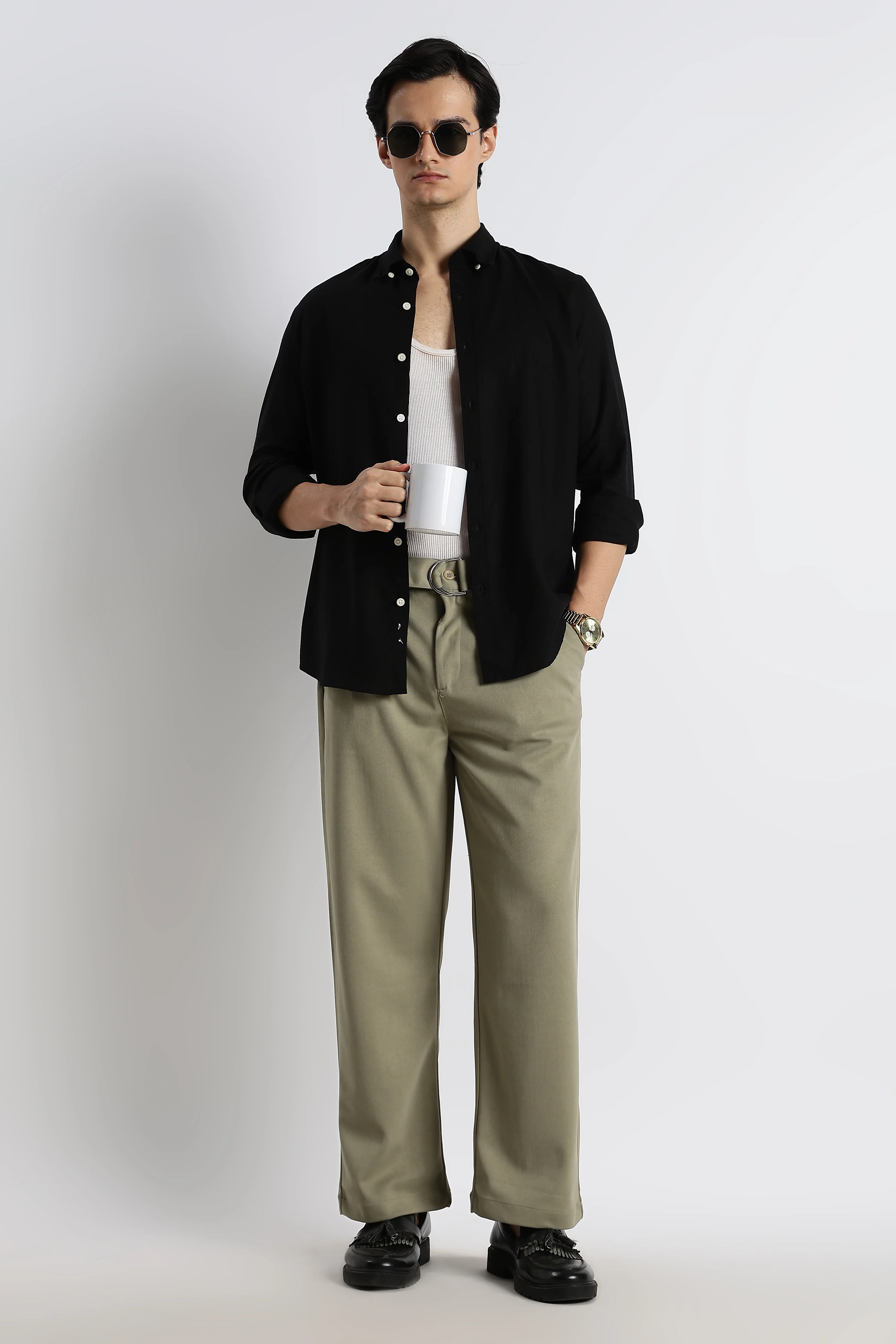 Men Relaxed Korean Pants - Image 9