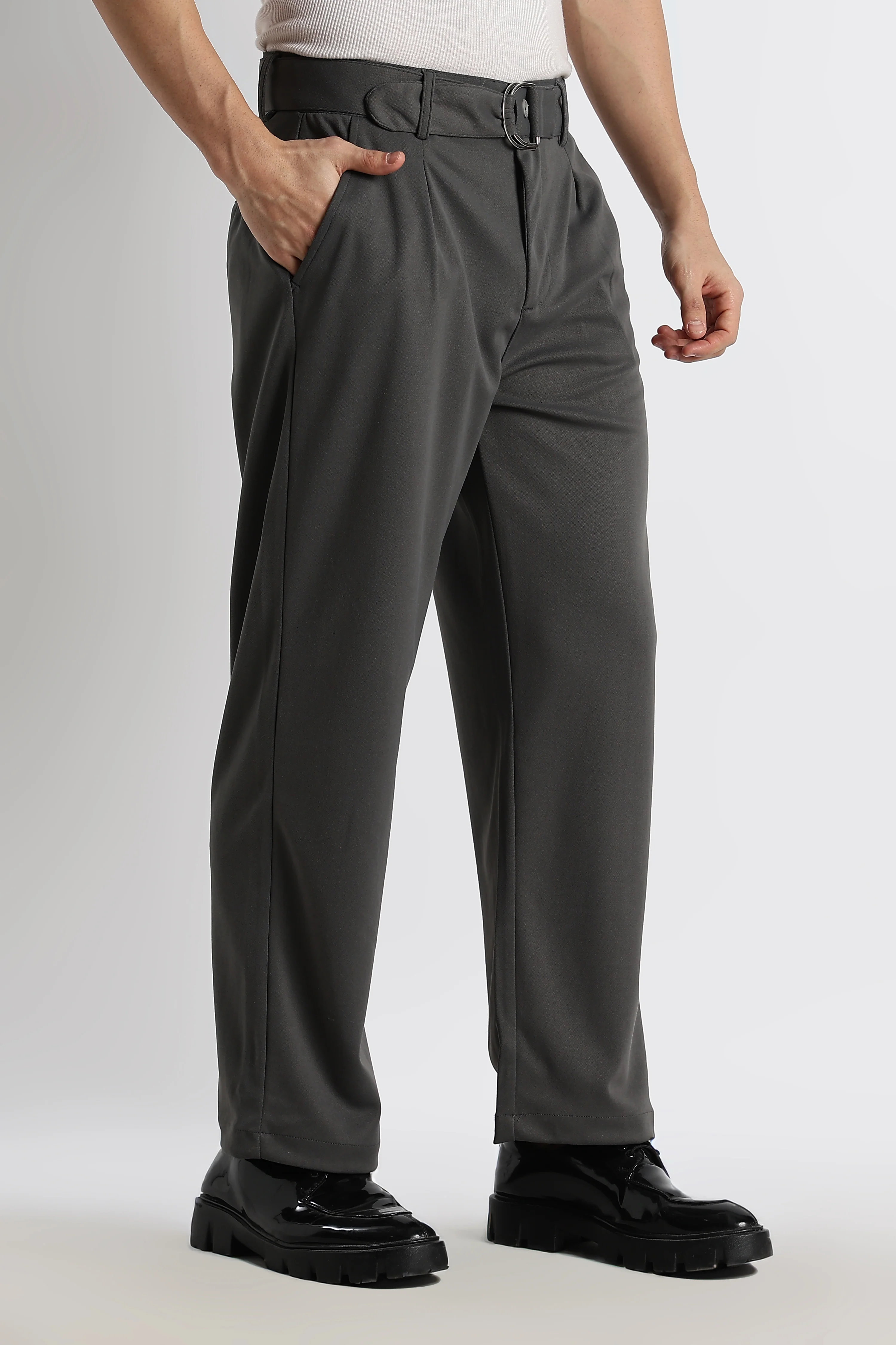 Men Relaxed Korean Pants