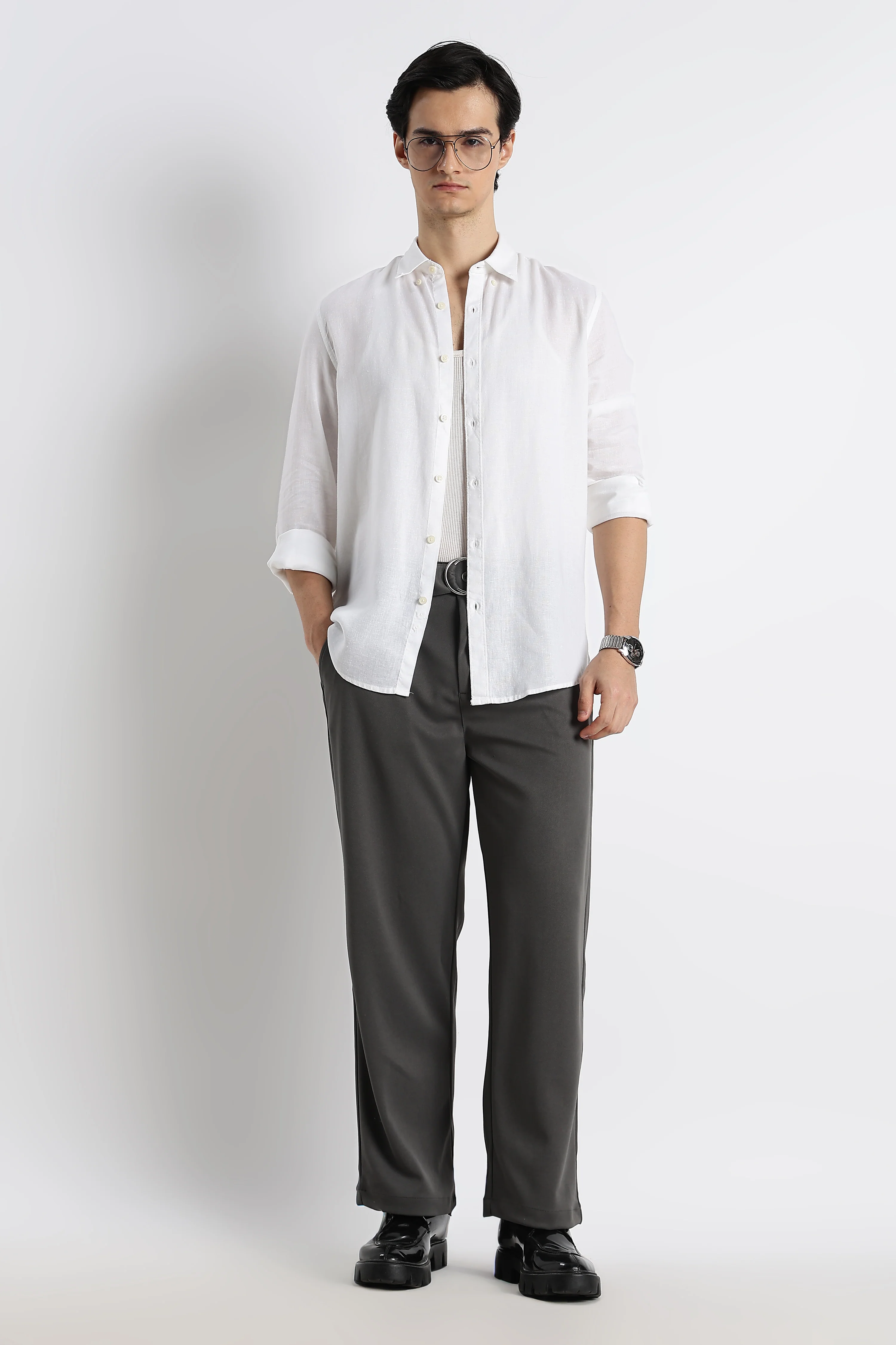 Men Relaxed Korean Pants - Image 8