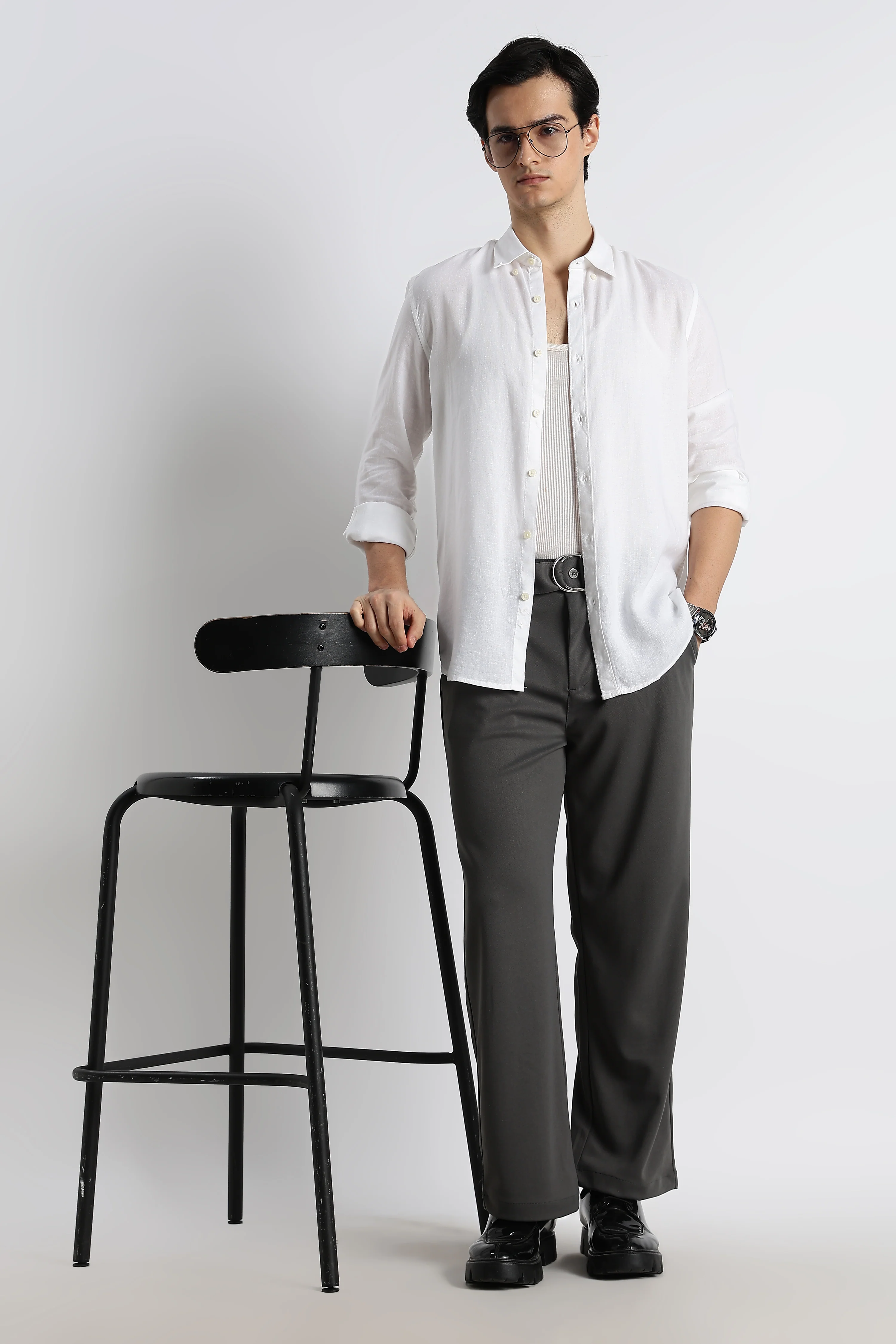 Men Relaxed Korean Pants - Image 9
