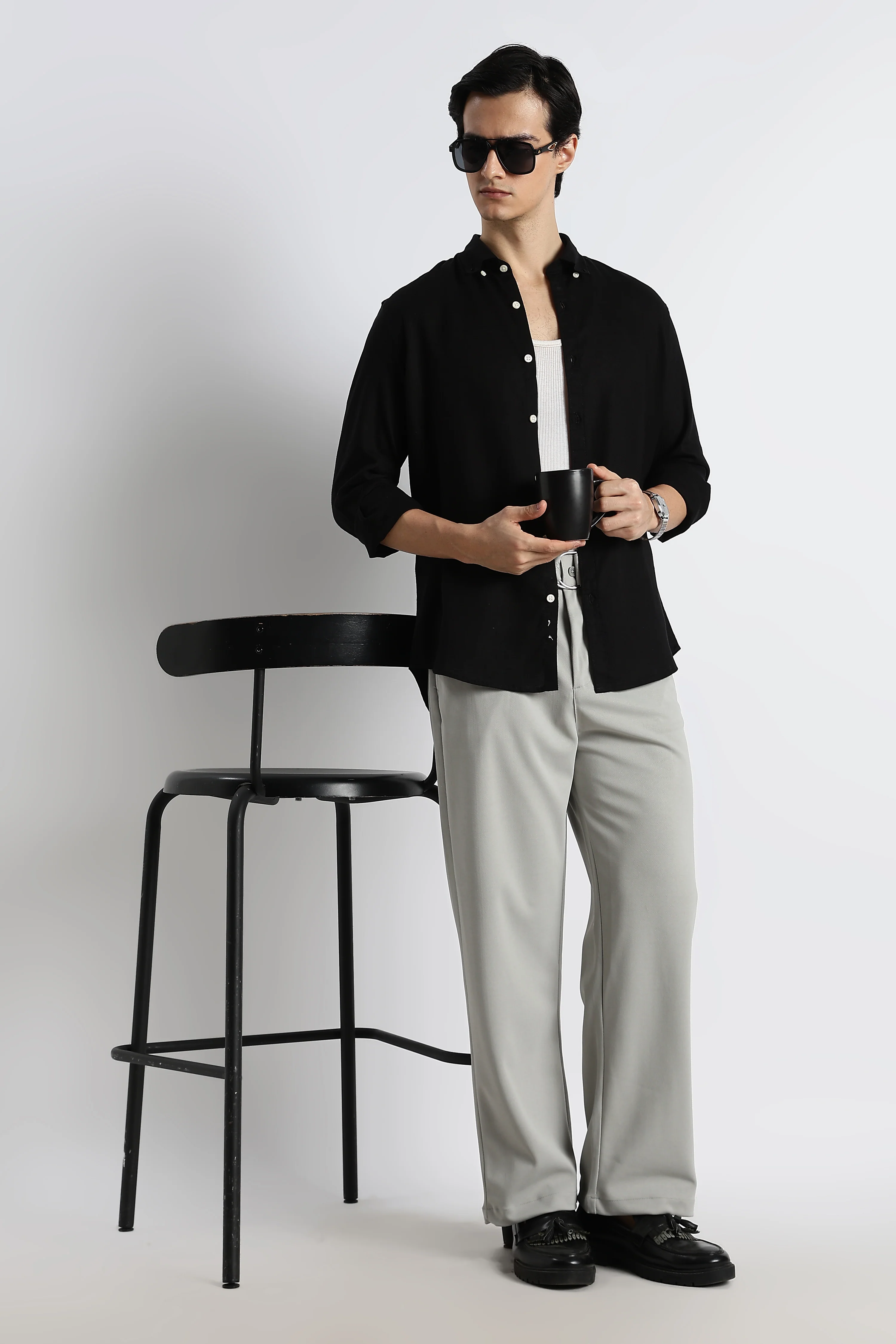 Men Relaxed Korean Pants - Image 5