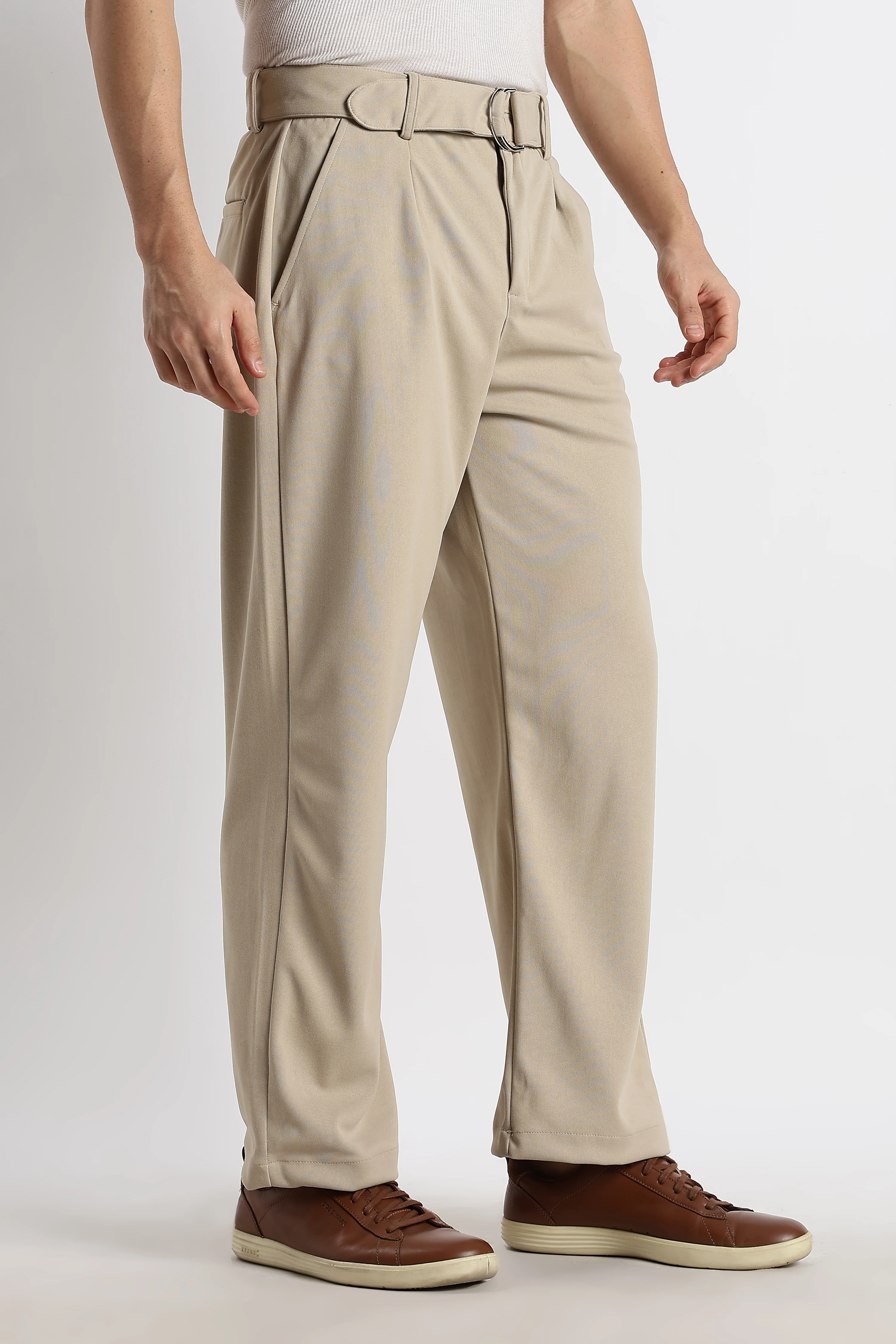 Men Relaxed Korean Pants