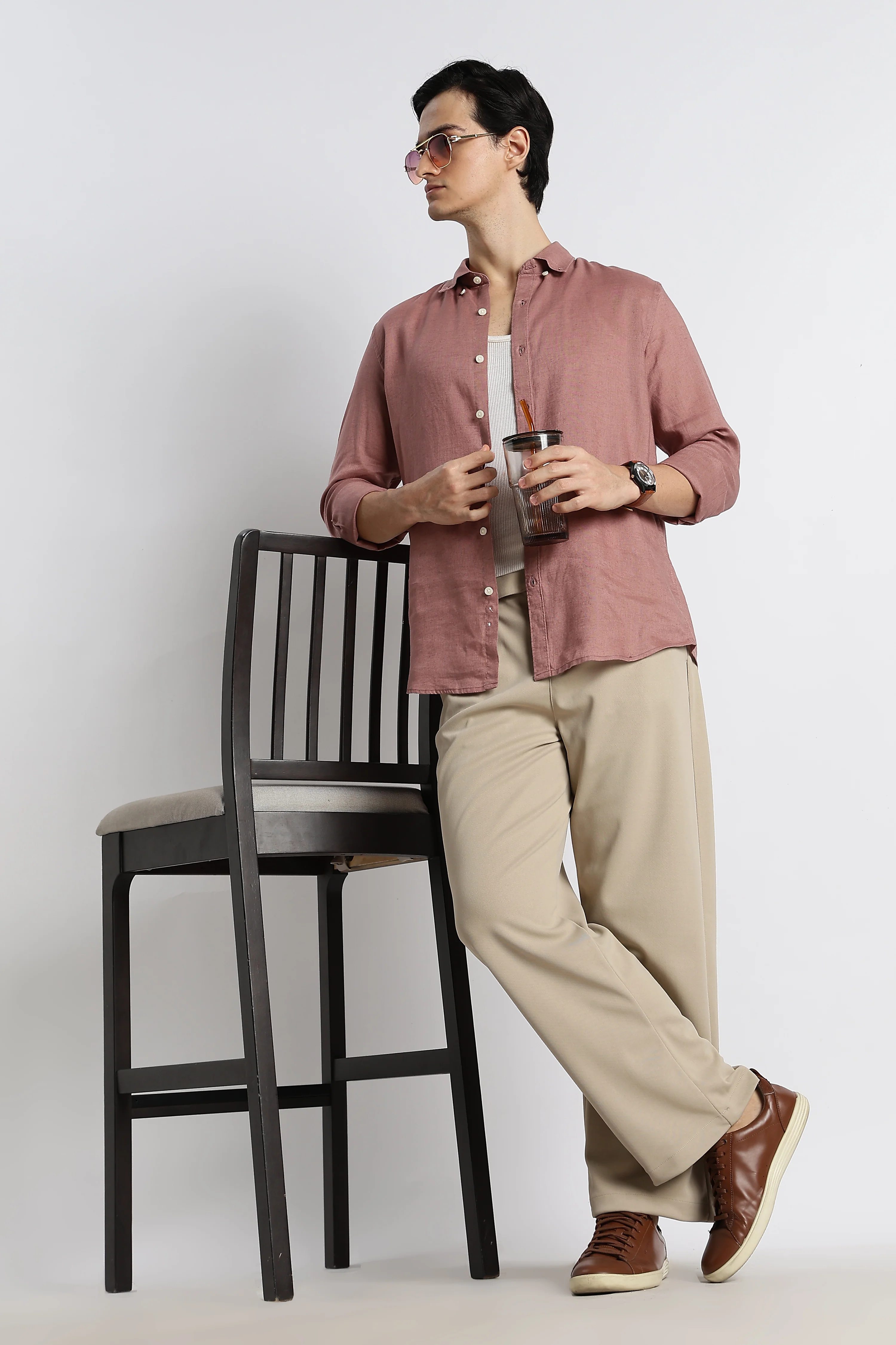 Men Relaxed Korean Pants - Image 2