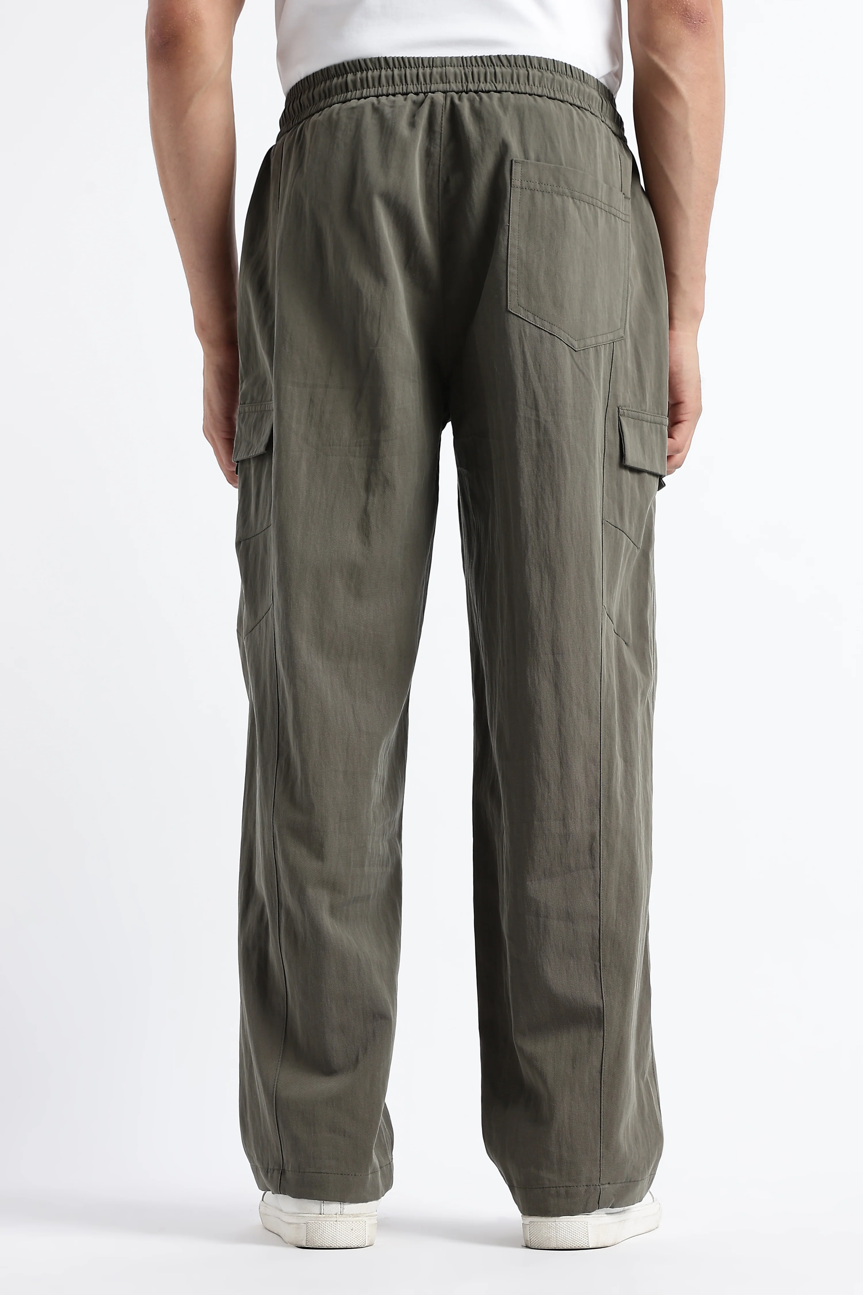 Men Relaxed Utility Cargo Pants - Image 4