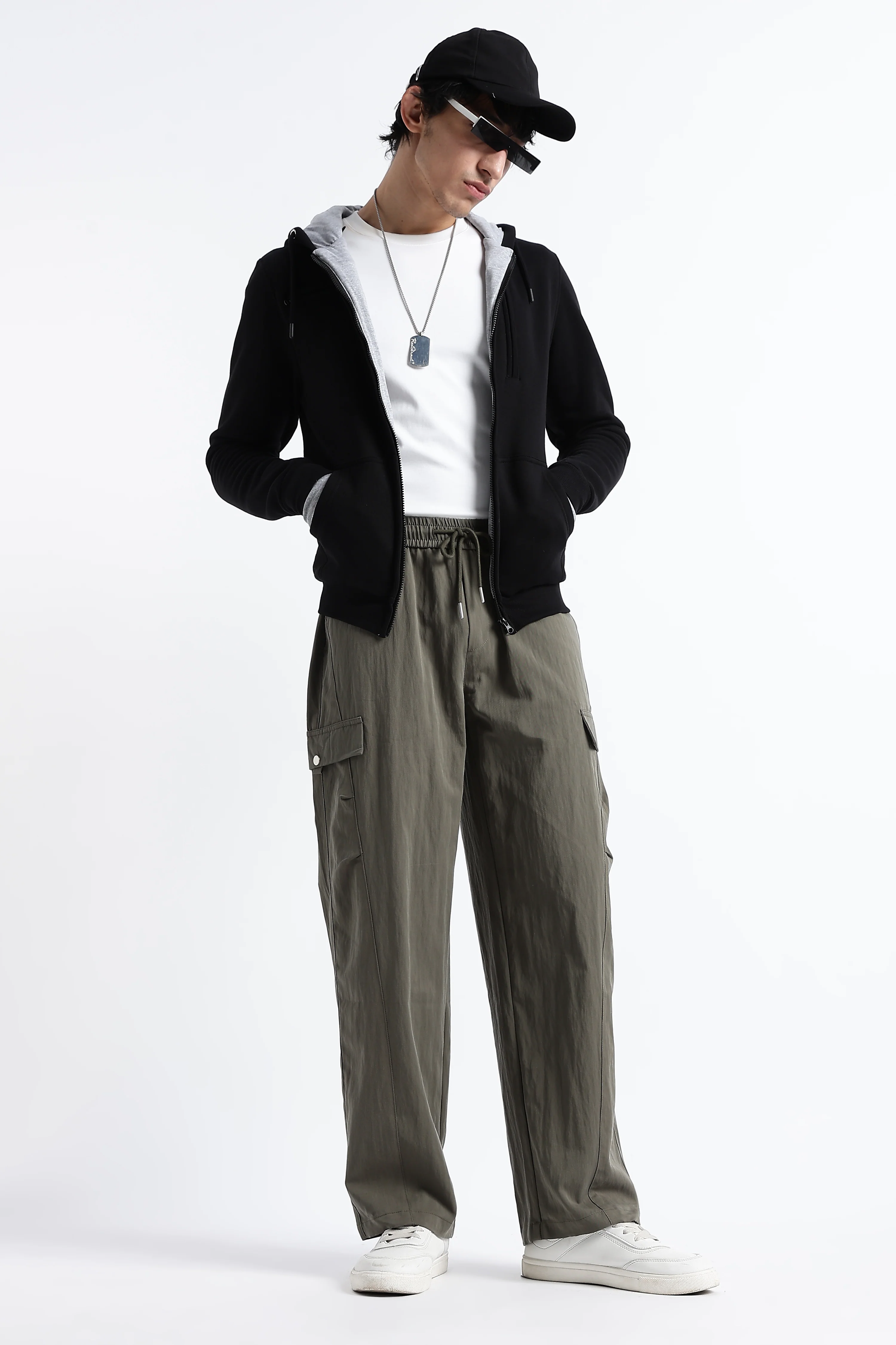 Men Relaxed Utility Cargo Pants - Image 9