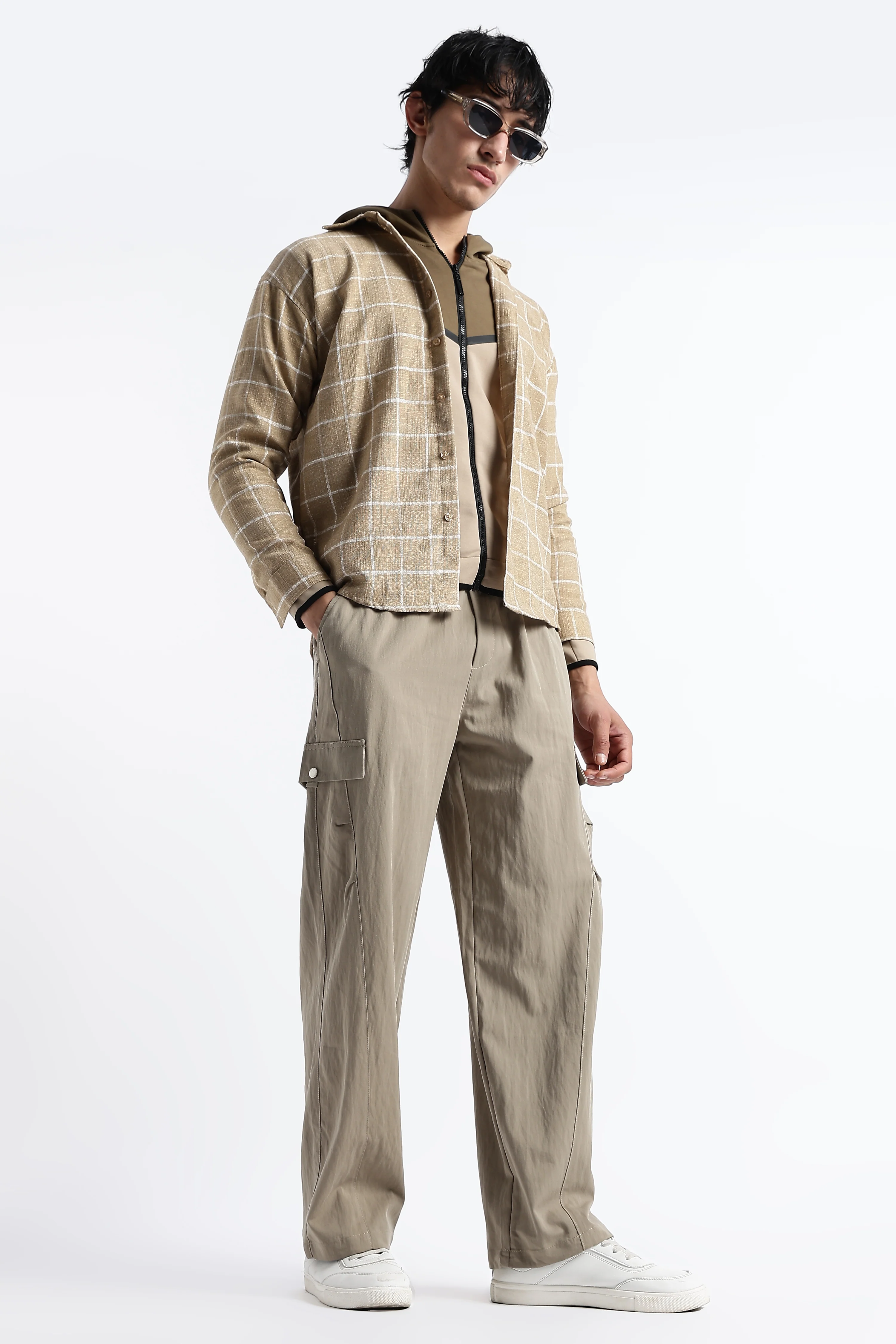 Men Relaxed Utility Cargo Pants - Image 3
